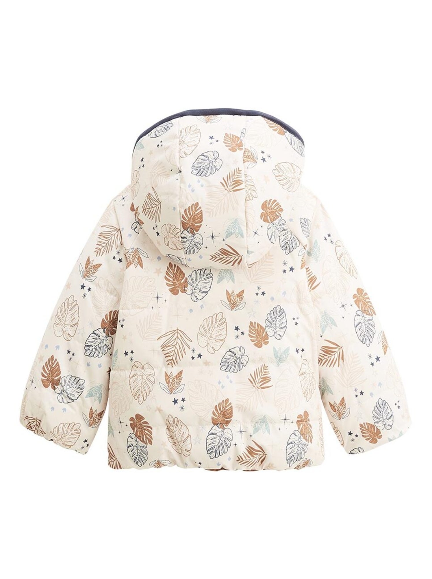 Doudoune réversible enfant imperméable avec capuche constellation - Camel