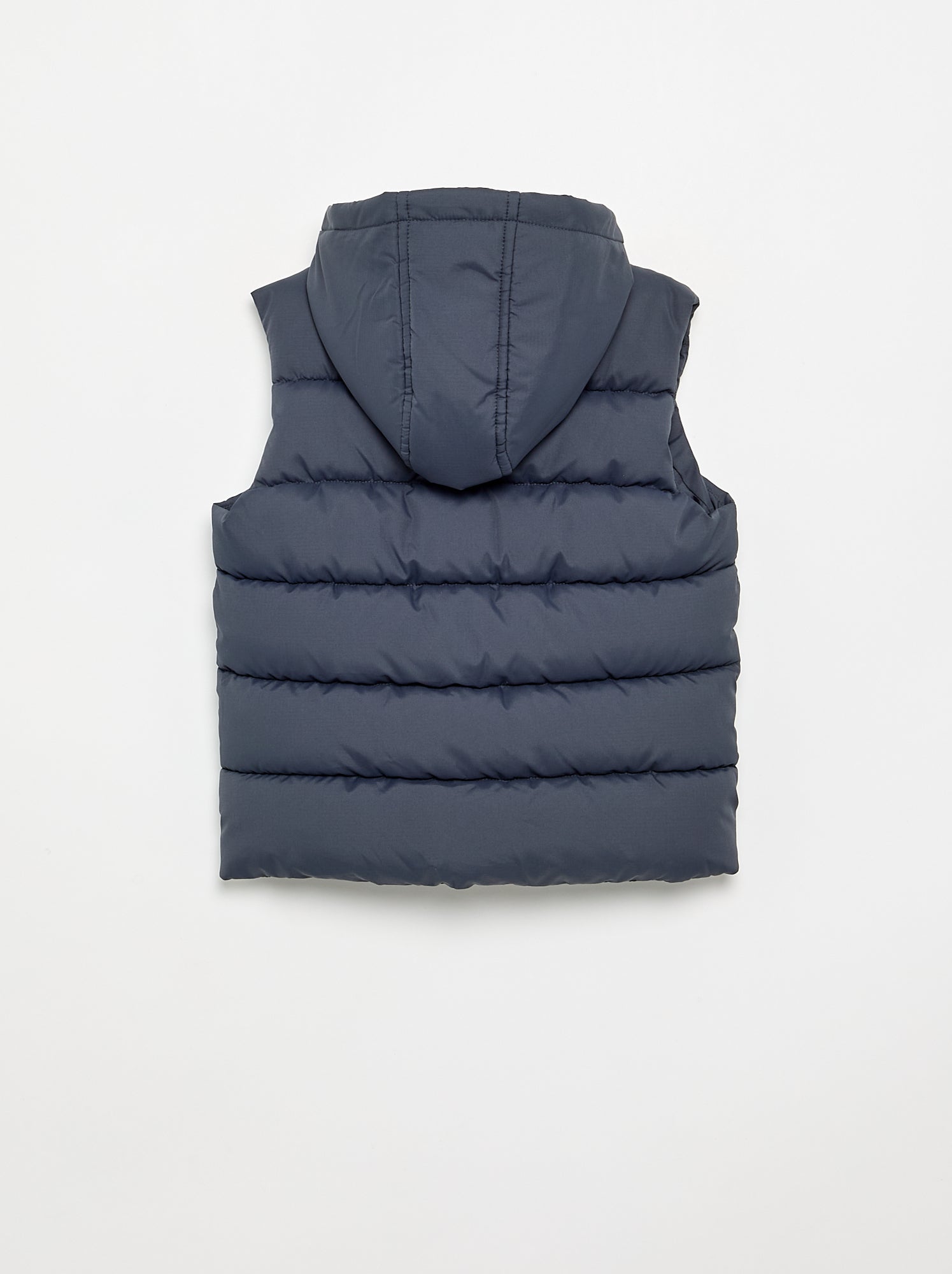 Doudoune sans manches à capuche - Bleu