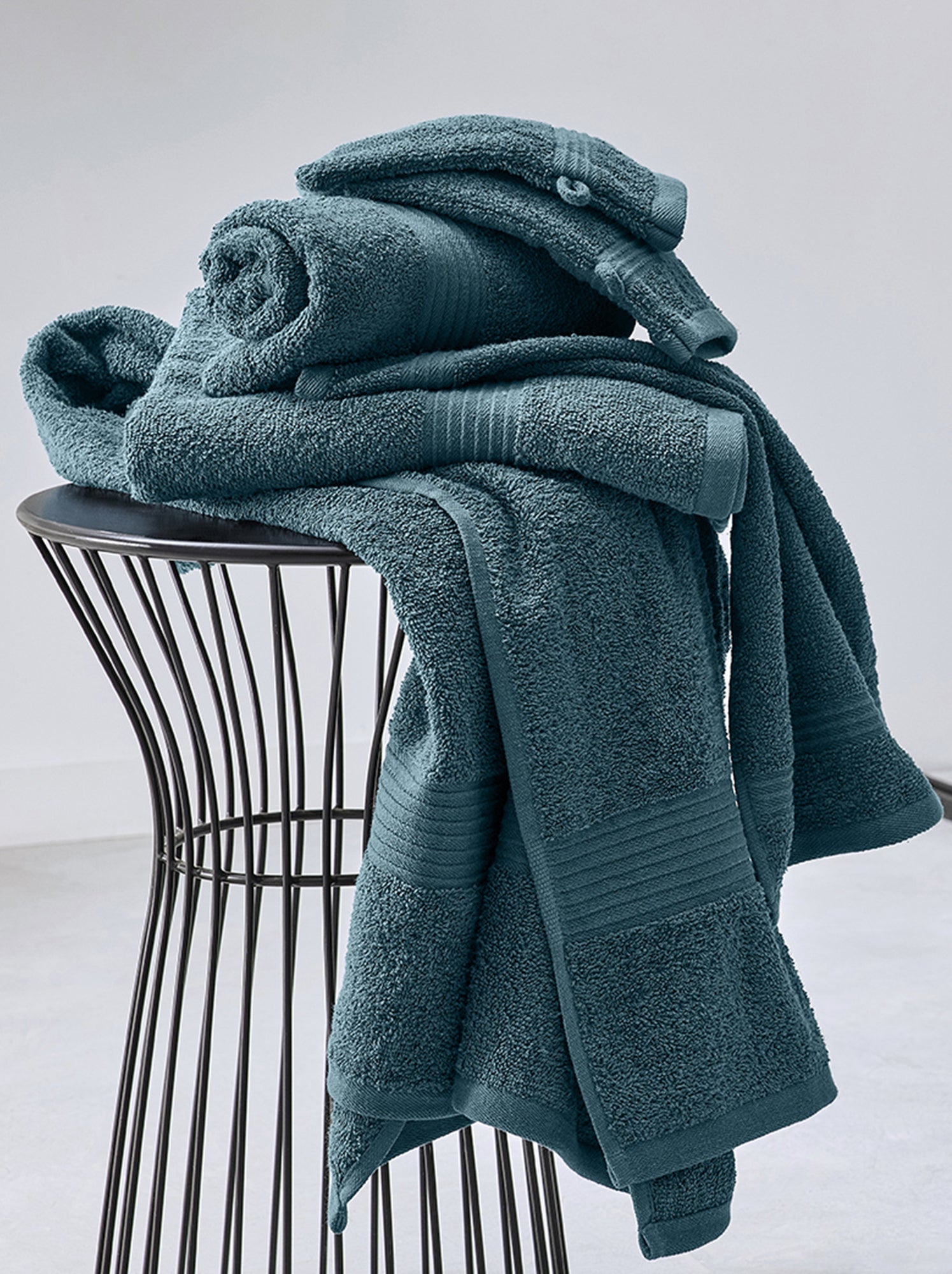 Drap de bain 70 x 130 cm - Bleu canard