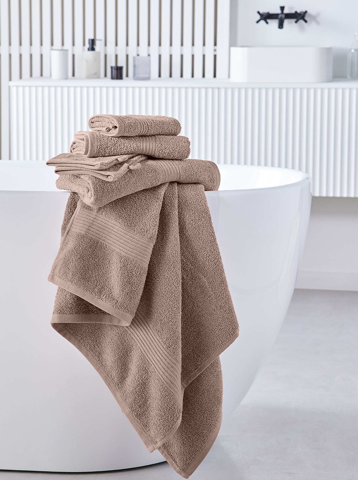 Drap de bain 70 x 130 cm - Rose