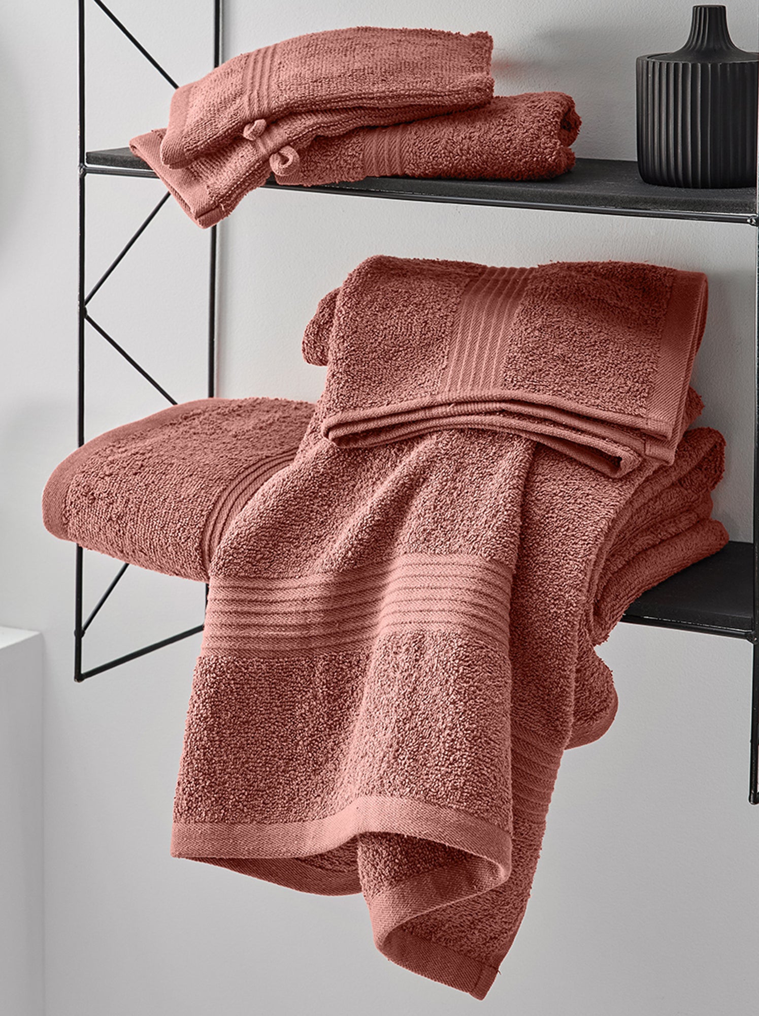 Drap de bain 70 x 130 cm - Terracotta