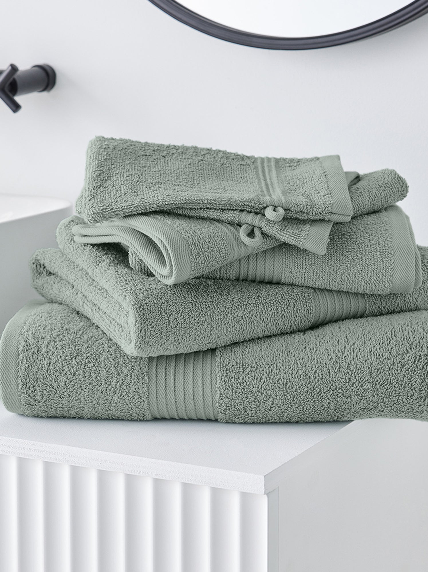 Drap de bain 70 x 130 cm - Vert d'eau