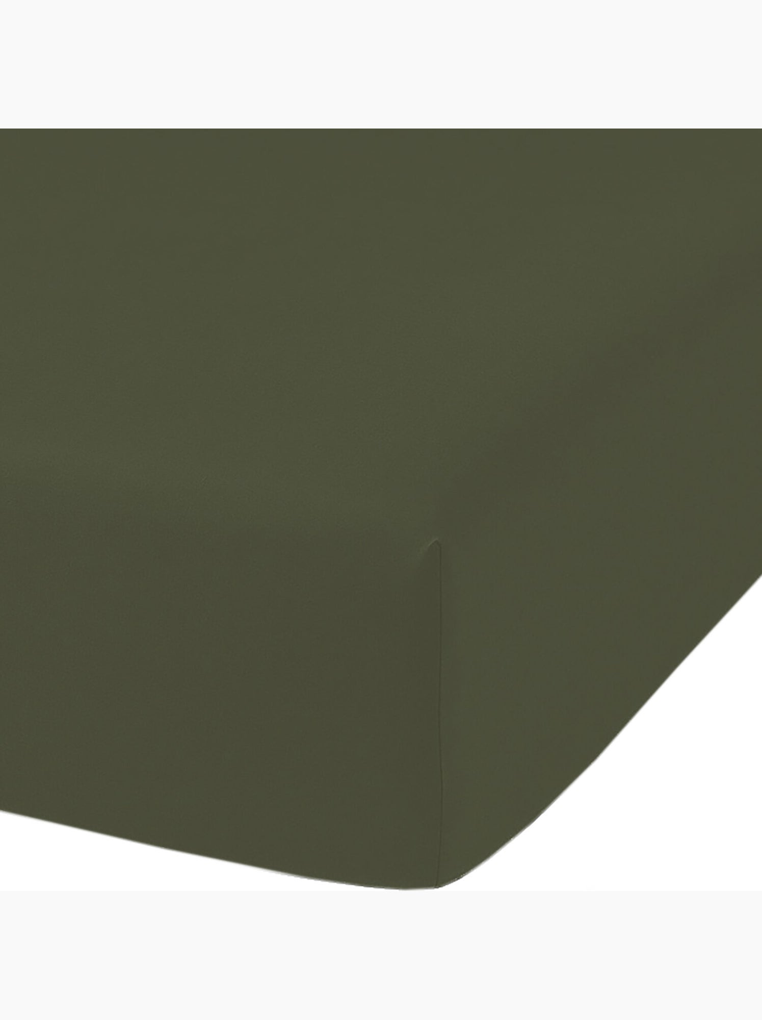 Drap housse 100 % percale de coton mura - Kaki