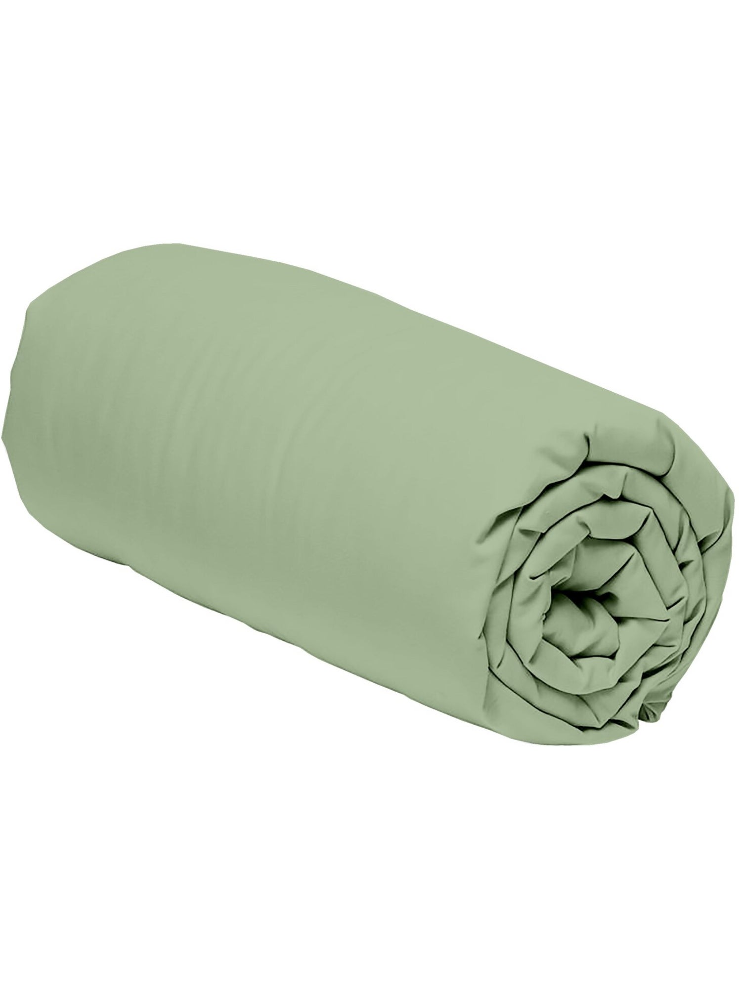 Drap housse 100 % percale de coton mura - Vert