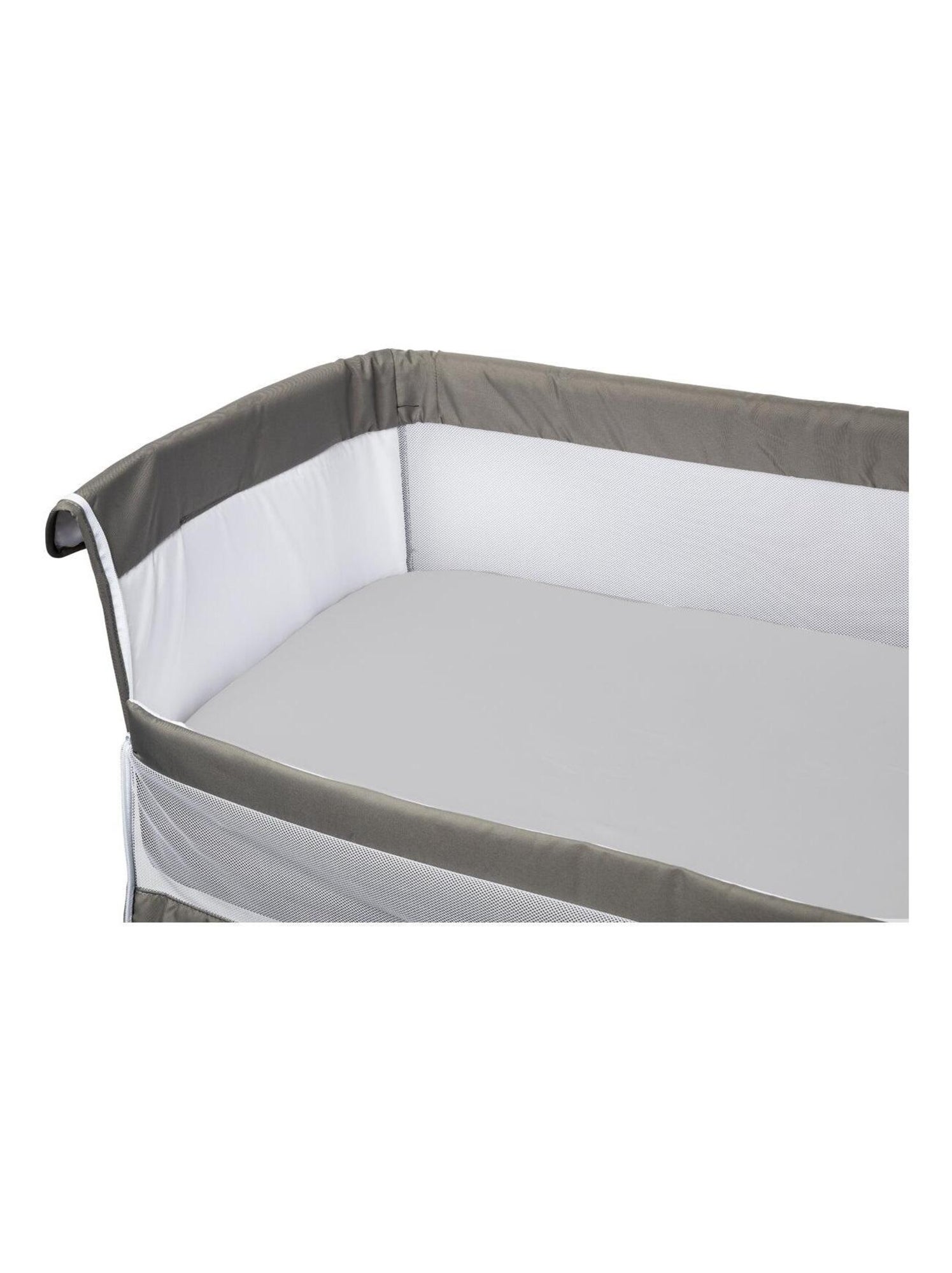 Drap housse bébé berceau cododo bio - Babycalin - Gris clair