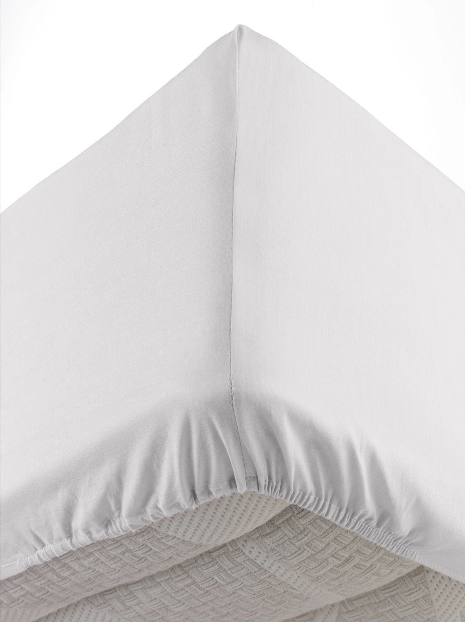 Drap housse coton lina douceur d'intérieur - Blanc