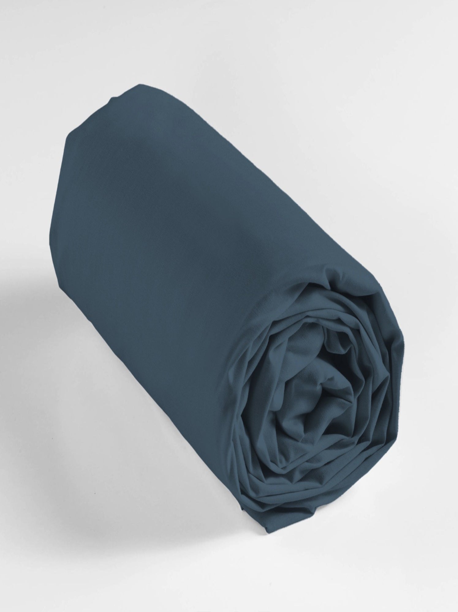 Drap housse coton lina douceur d'intérieur - Bleu nuit