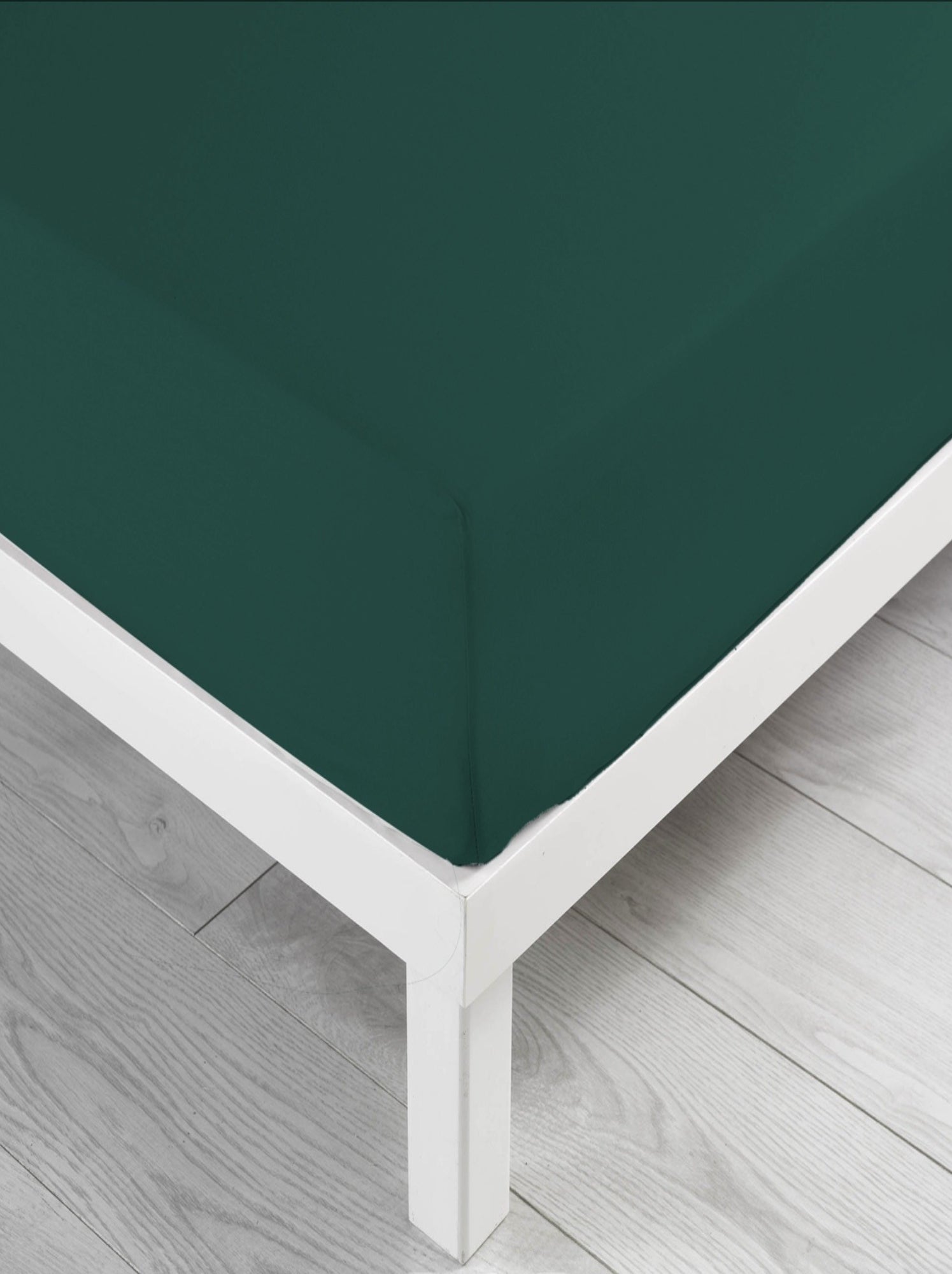 Drap housse coton lina douceur d'intérieur - Bleu pétrole