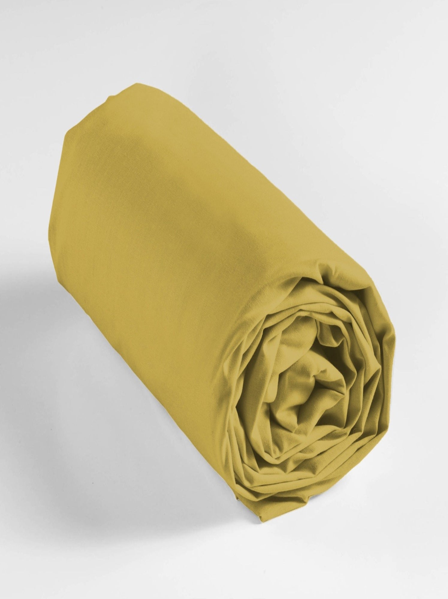 Drap housse coton lina douceur d'intérieur - Jaune