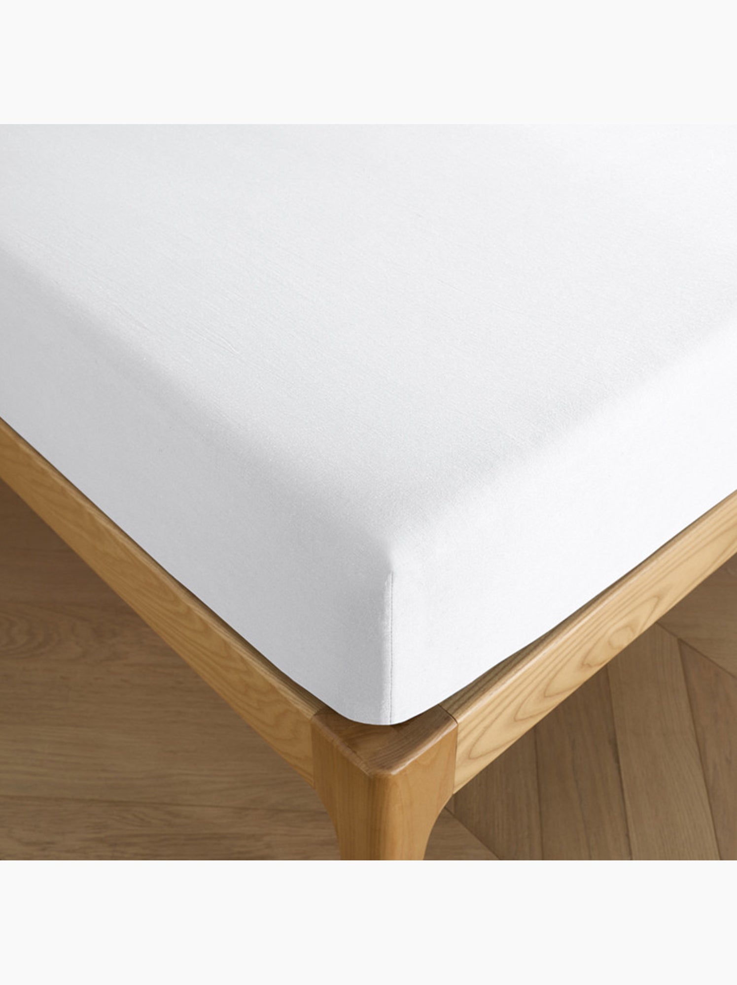 Drap housse - Coton Pur - 100 % Coton 57 Fils/cm² - Blanc