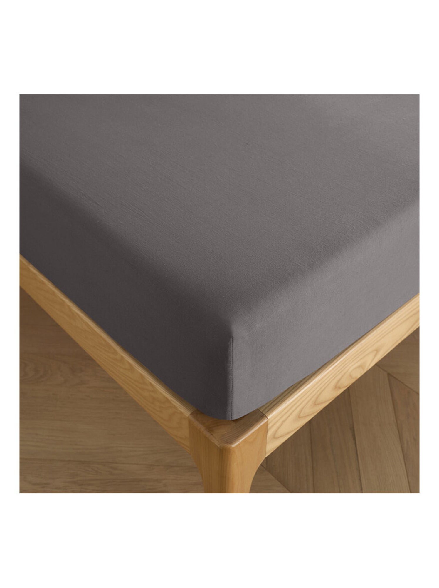 Drap housse - Coton Pur - 100 % Coton 57 Fils/cm² - Bleu ardoise