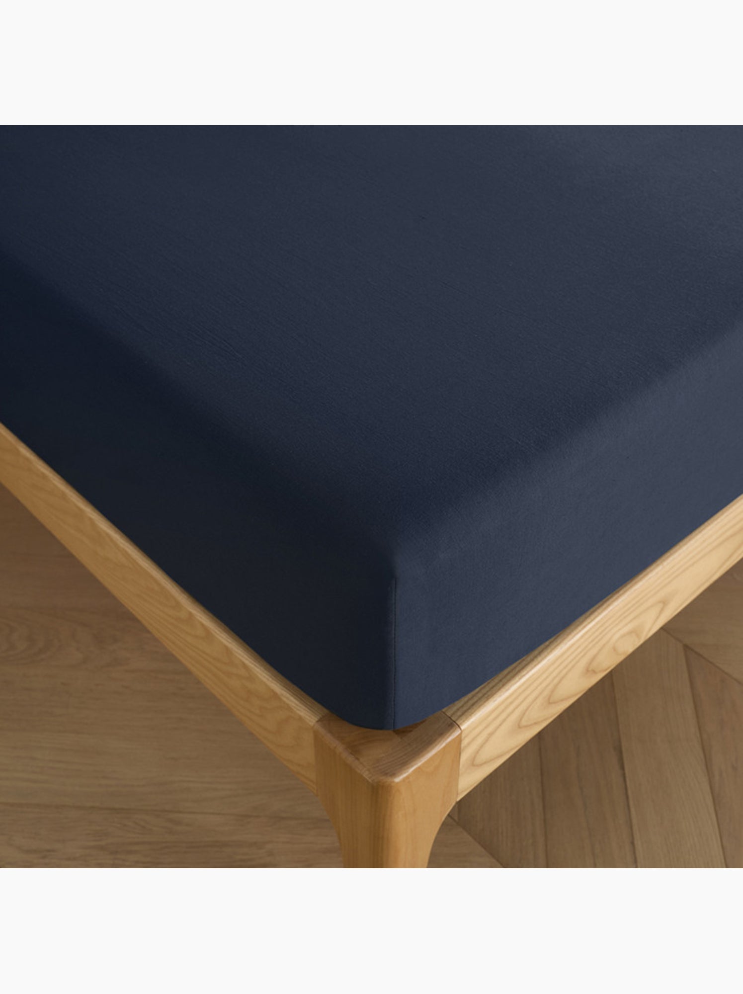 Drap housse - Coton Pur - 100 % Coton 57 Fils/cm² - Bleu nuit