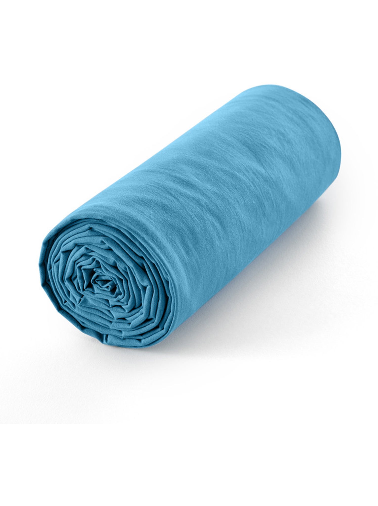 Drap housse - Coton Pur - 100 % Coton 57 Fils/cm² - Bleu turquoise