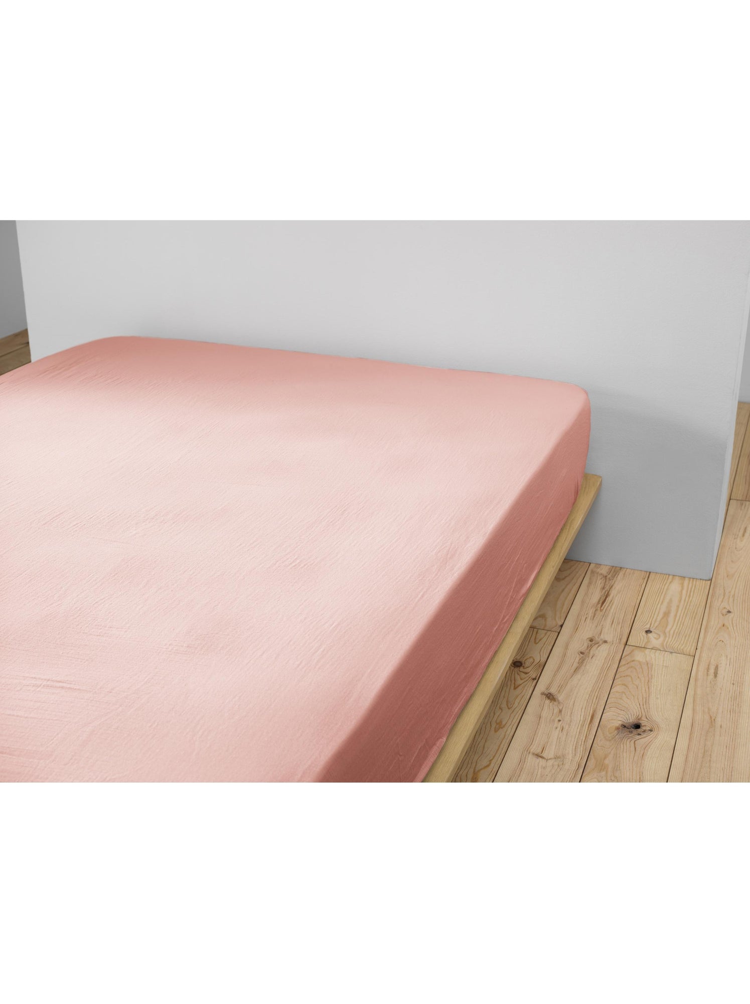 Drap-housse – double gaze de coton 125 g/m² – bonnet 30 cm - gaïa - Peche