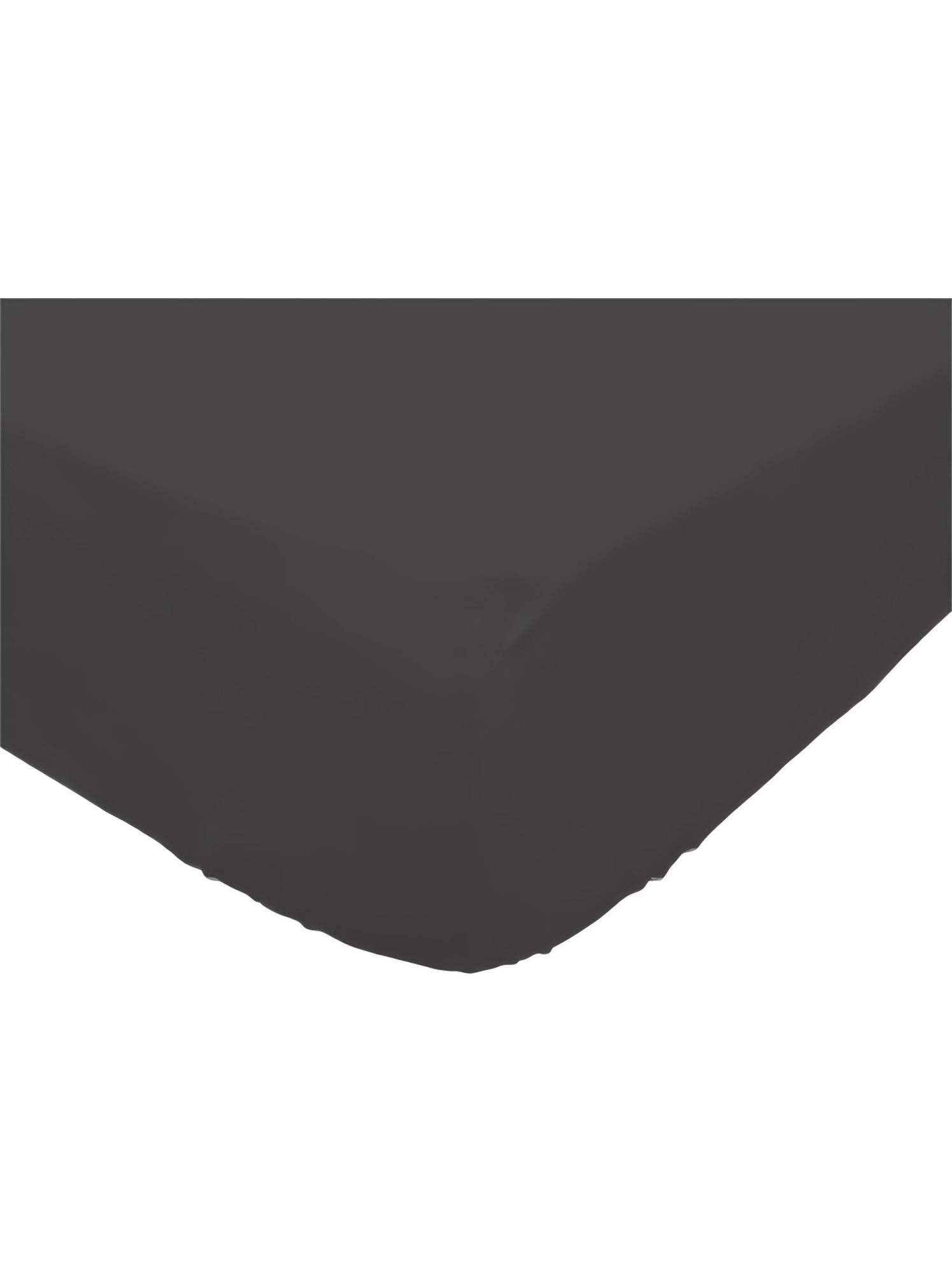 Drap housse en coton percale, par soleil d'ocre - gris anthracite