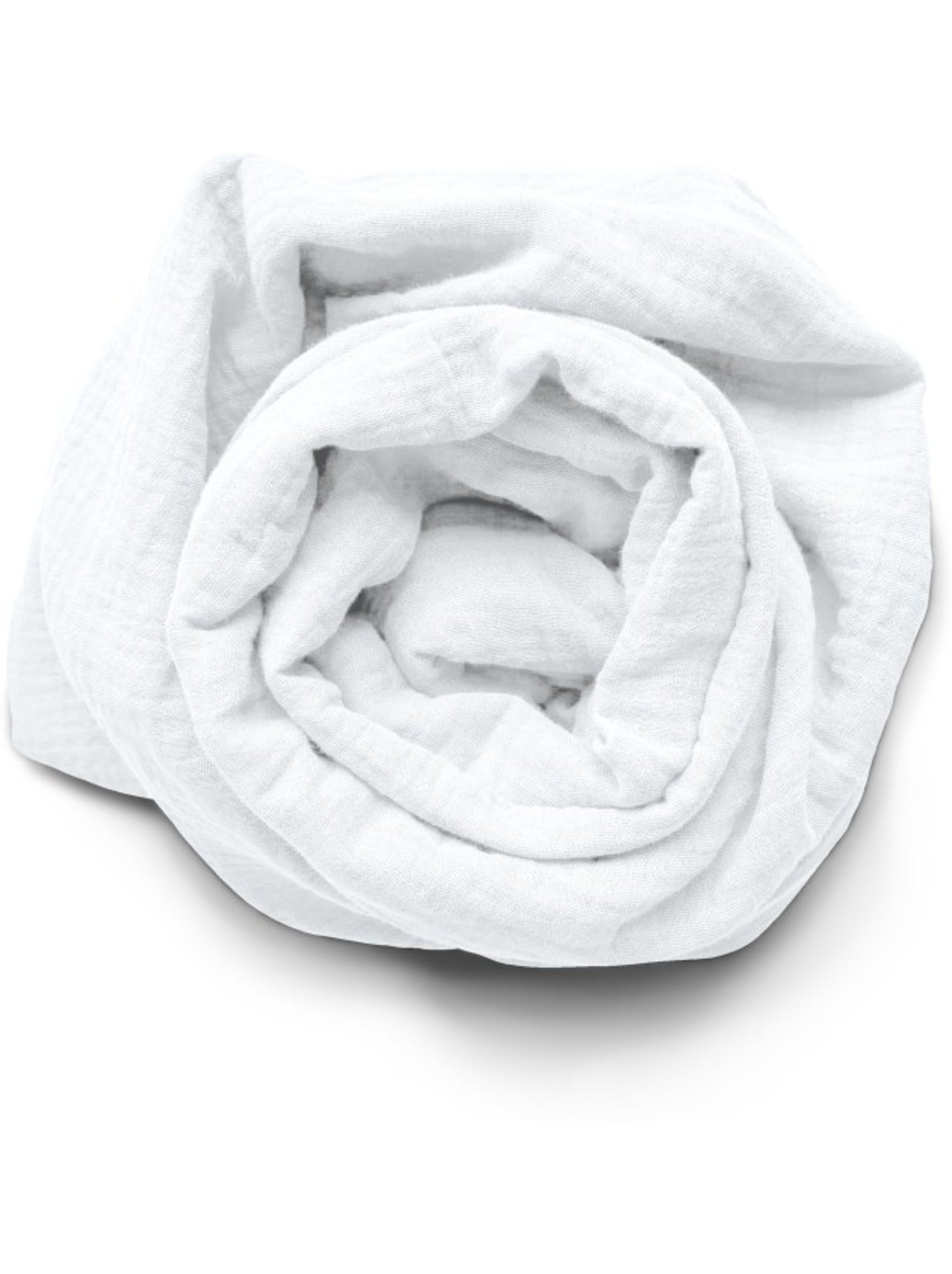 Drap housse en gaze de coton La sultane - Blanc
