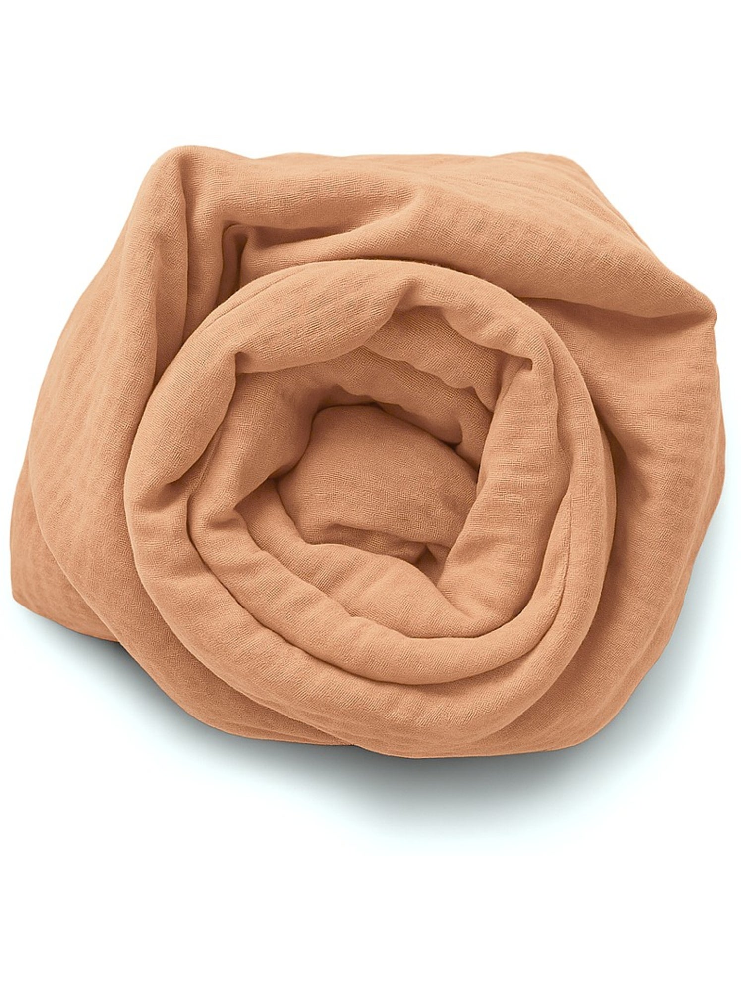 Drap housse en gaze de coton La sultane - Rose saumon