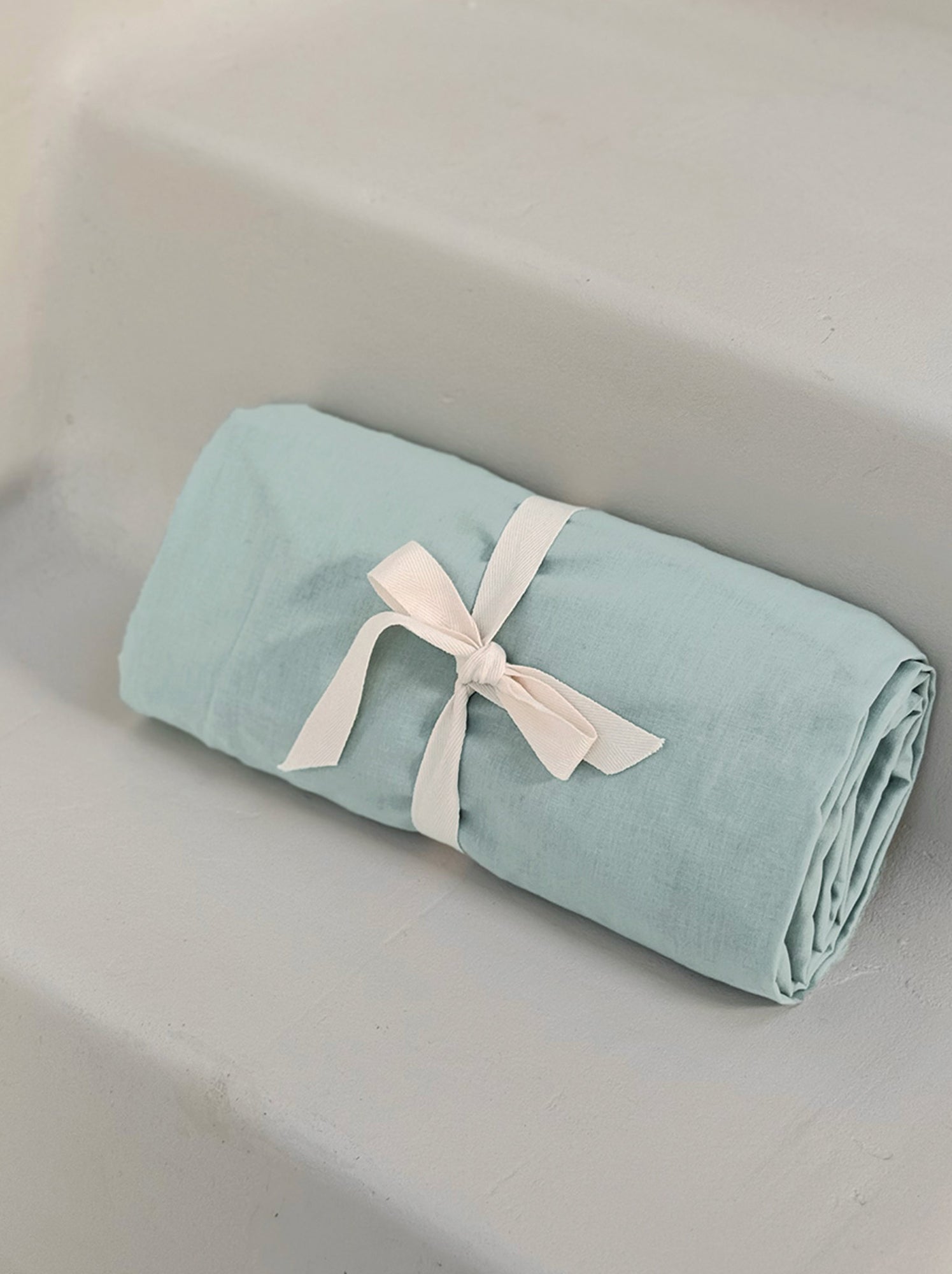 Drap housse enfant bleu 90 x 190 cm - Bleu