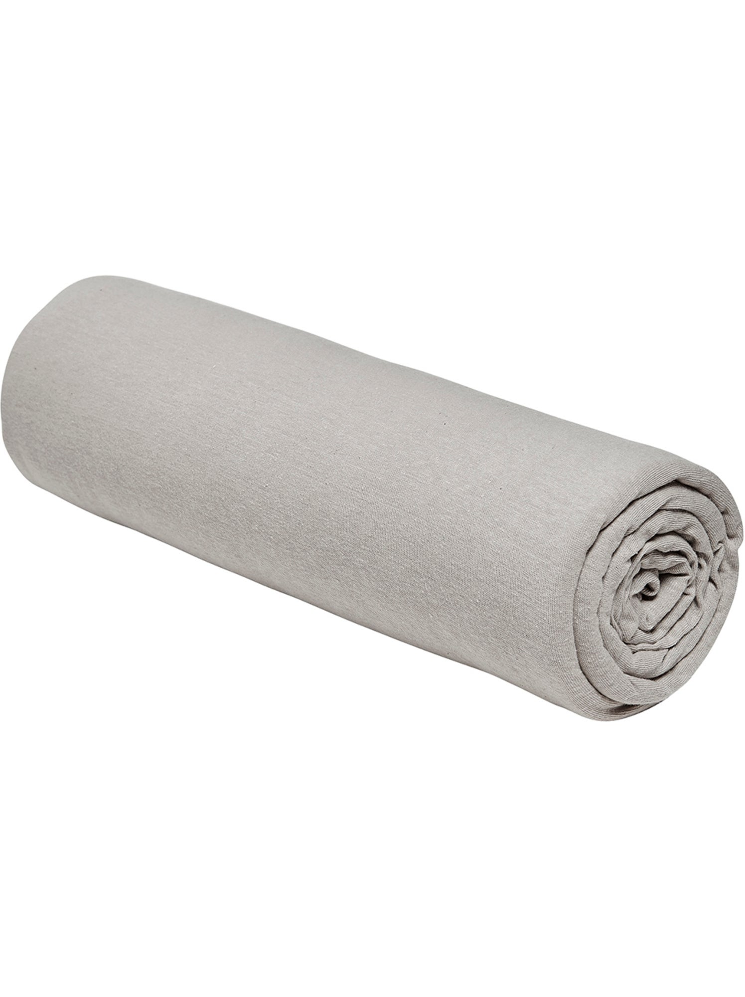 Drap housse Jersey 2 personnes uni ESSENTIAL - Beige