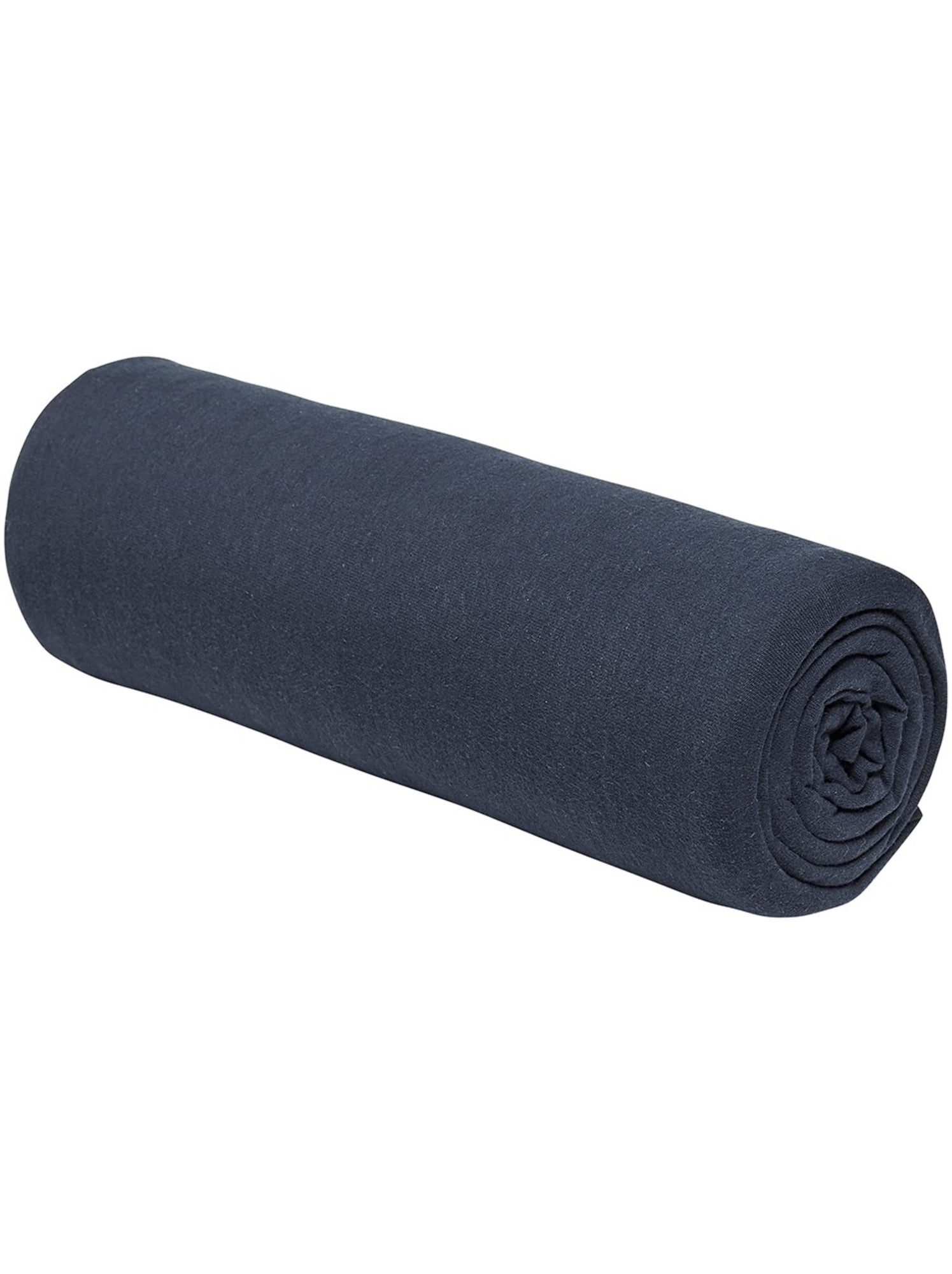 Drap housse Jersey 2 personnes uni ESSENTIAL - Bleu marine