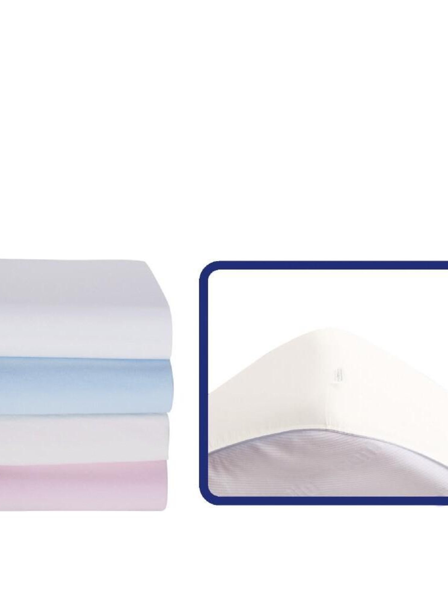 Drap housse jersey 70x140 cm - Ecru