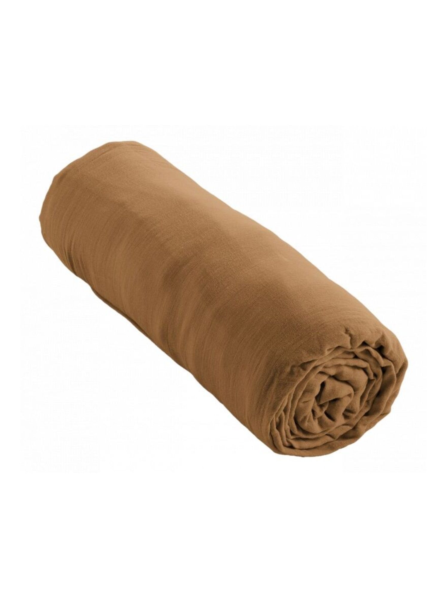 Drap housse - L'effet papillon - 100% gaze de coton 125 gr/m² - Orange