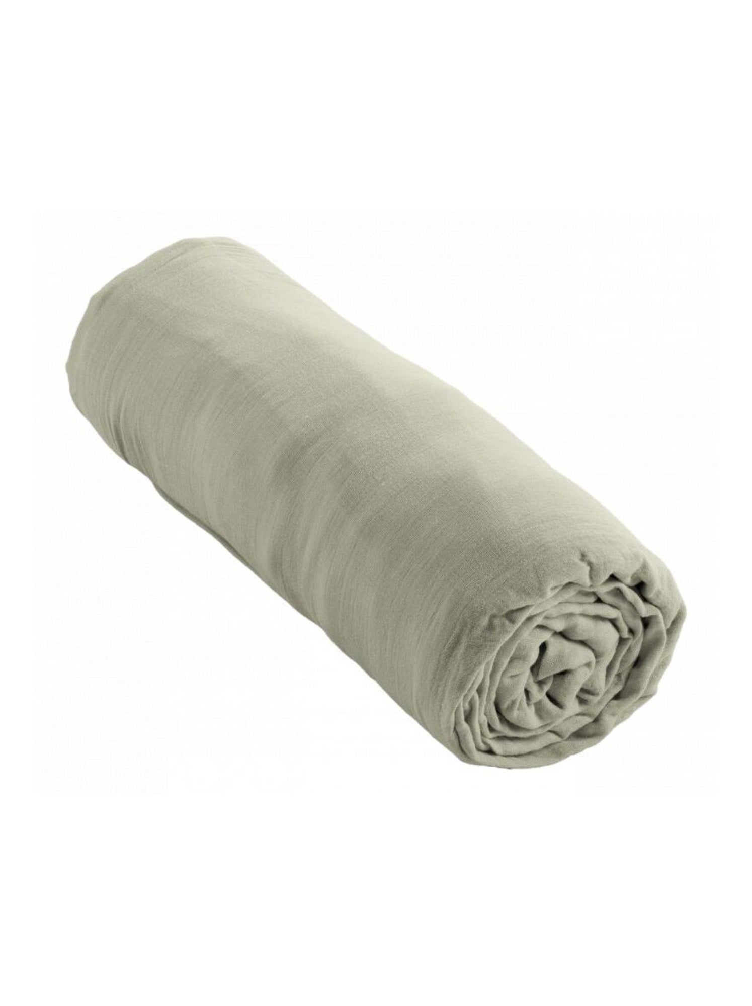 Drap housse - L'effet papillon - 100% gaze de coton 125 gr/m² - Vert d'eau