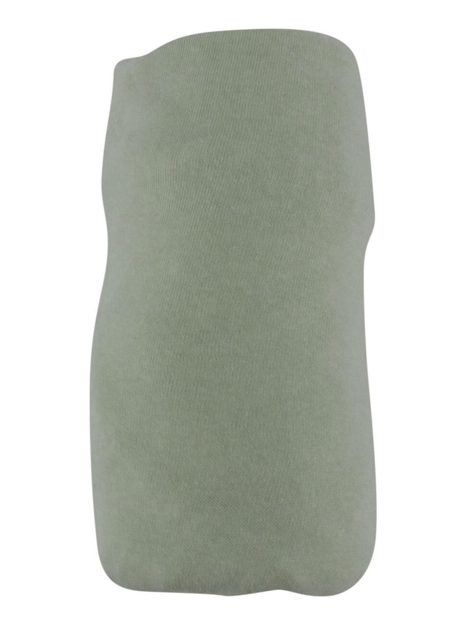Drap housse bébé uni en coton doux - Vert jade
