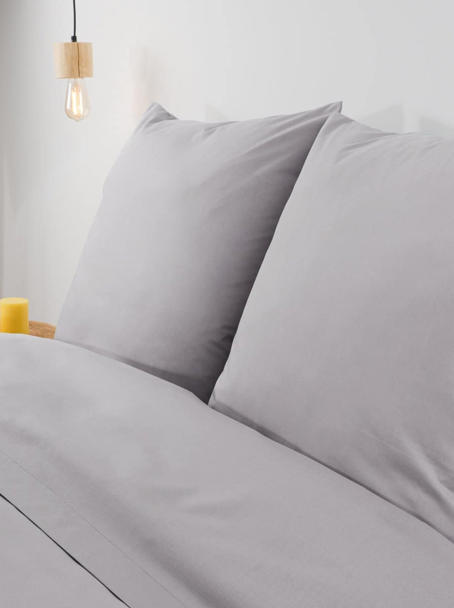 Drap plat coton 57 fils en molleton flanelle TOUDOUX - Blanc