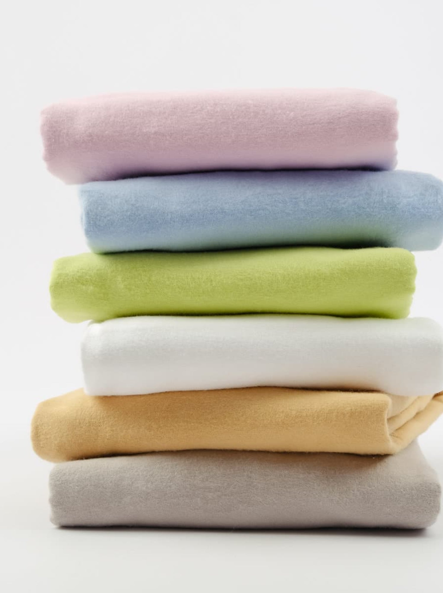 Drap plat coton 57 fils en molleton flanelle TOUDOUX - Bleu