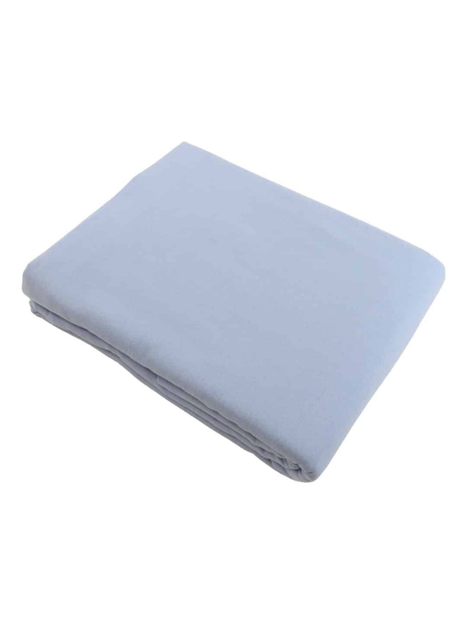 Drap plat coton 57 fils en molleton flanelle TOUDOUX - Marron caramel
