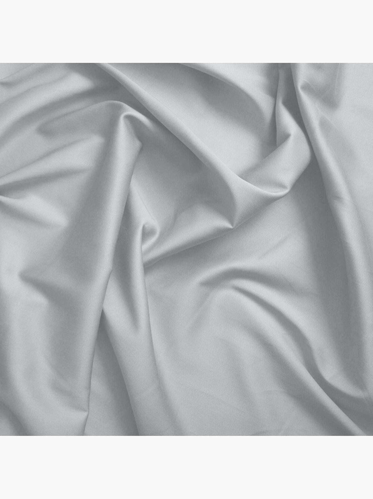 Drap housse - Coton Pur - 100 % Coton 57 Fils/cm² - Gris clair