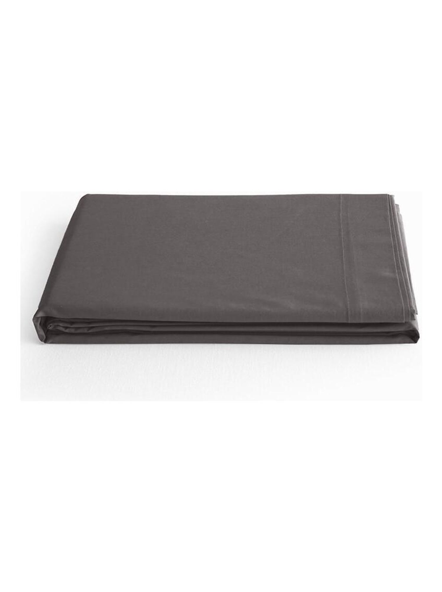 Drap plat - Coton Pur - 100 % Coton 57 Fils/cm² - Gris
