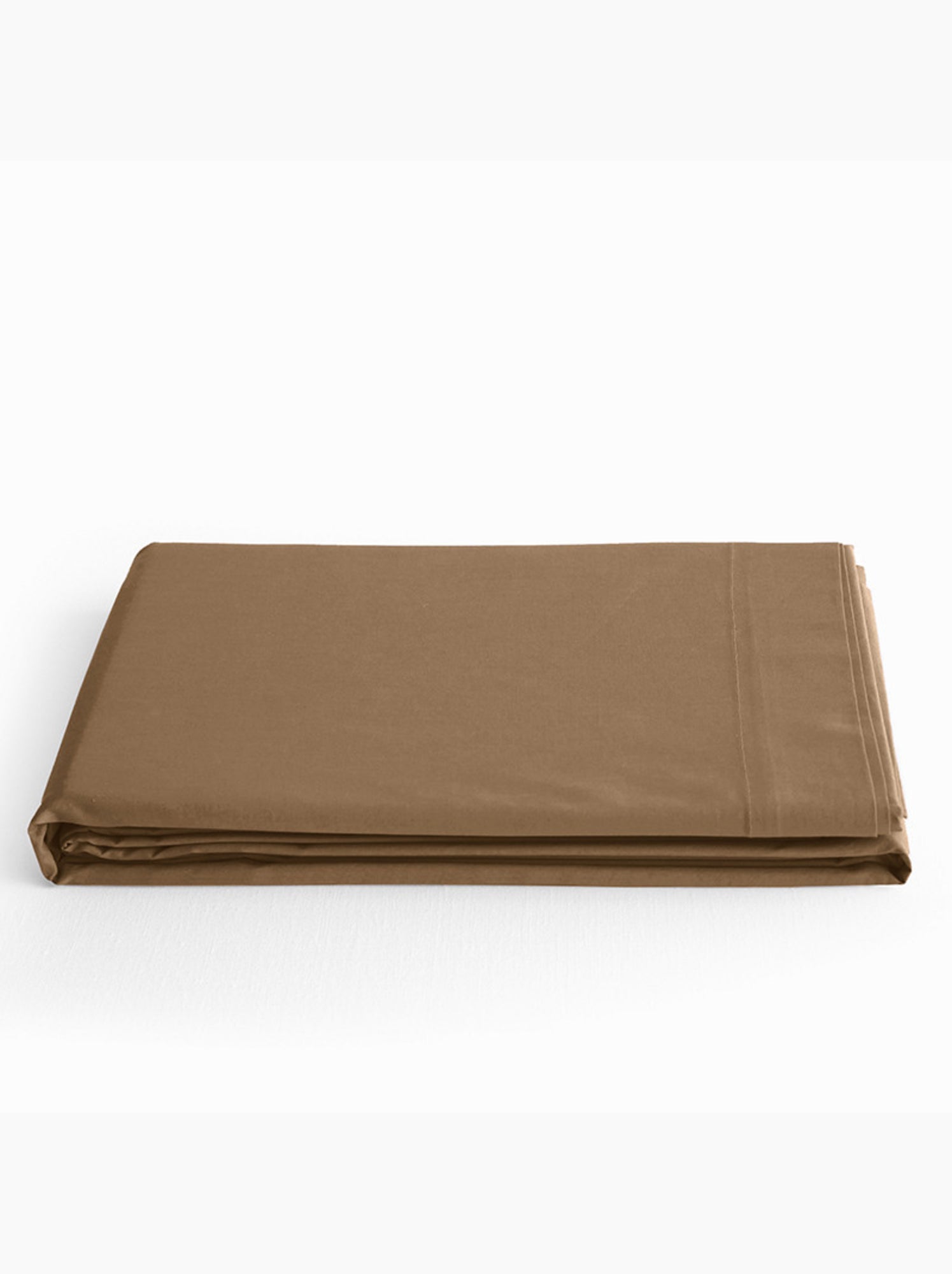 Drap plat - Coton Pur - 100 % Coton 57 Fils/cm² - Gris taupe