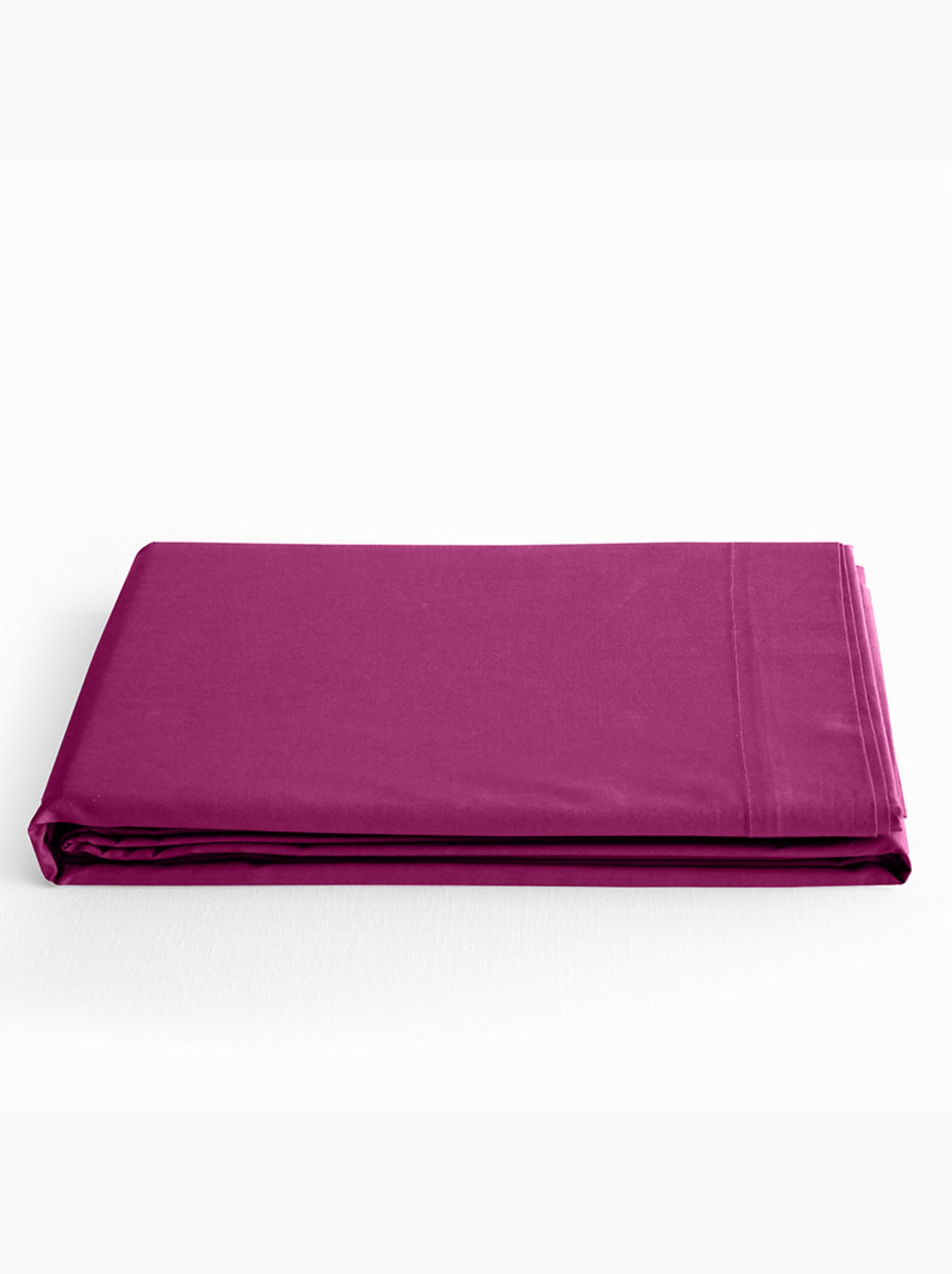 Drap plat - Coton Pur - 100 % Coton 57 Fils/cm² - Magenta