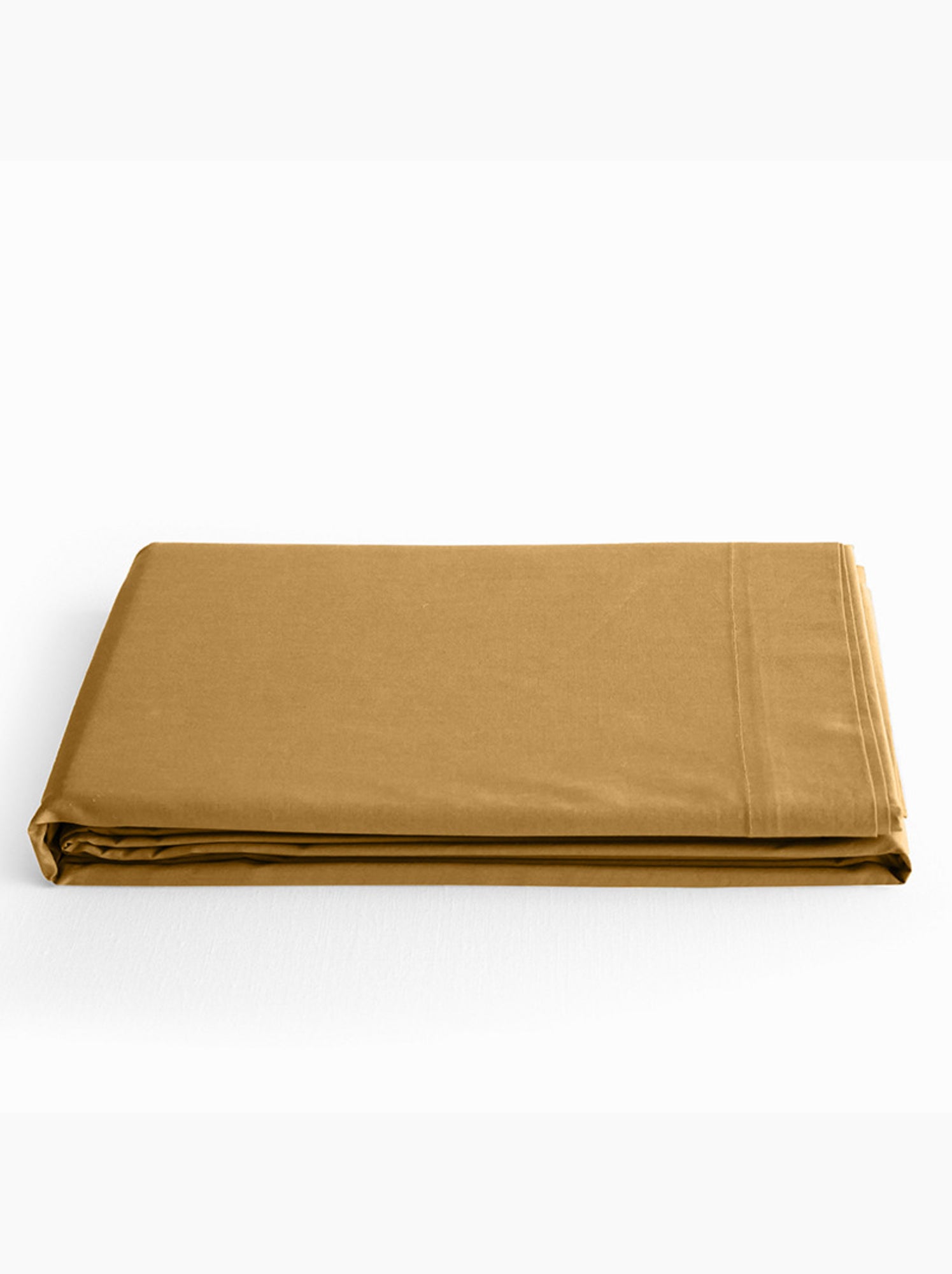 Drap plat - Coton Pur - 100 % Coton 57 Fils/cm² - Miel