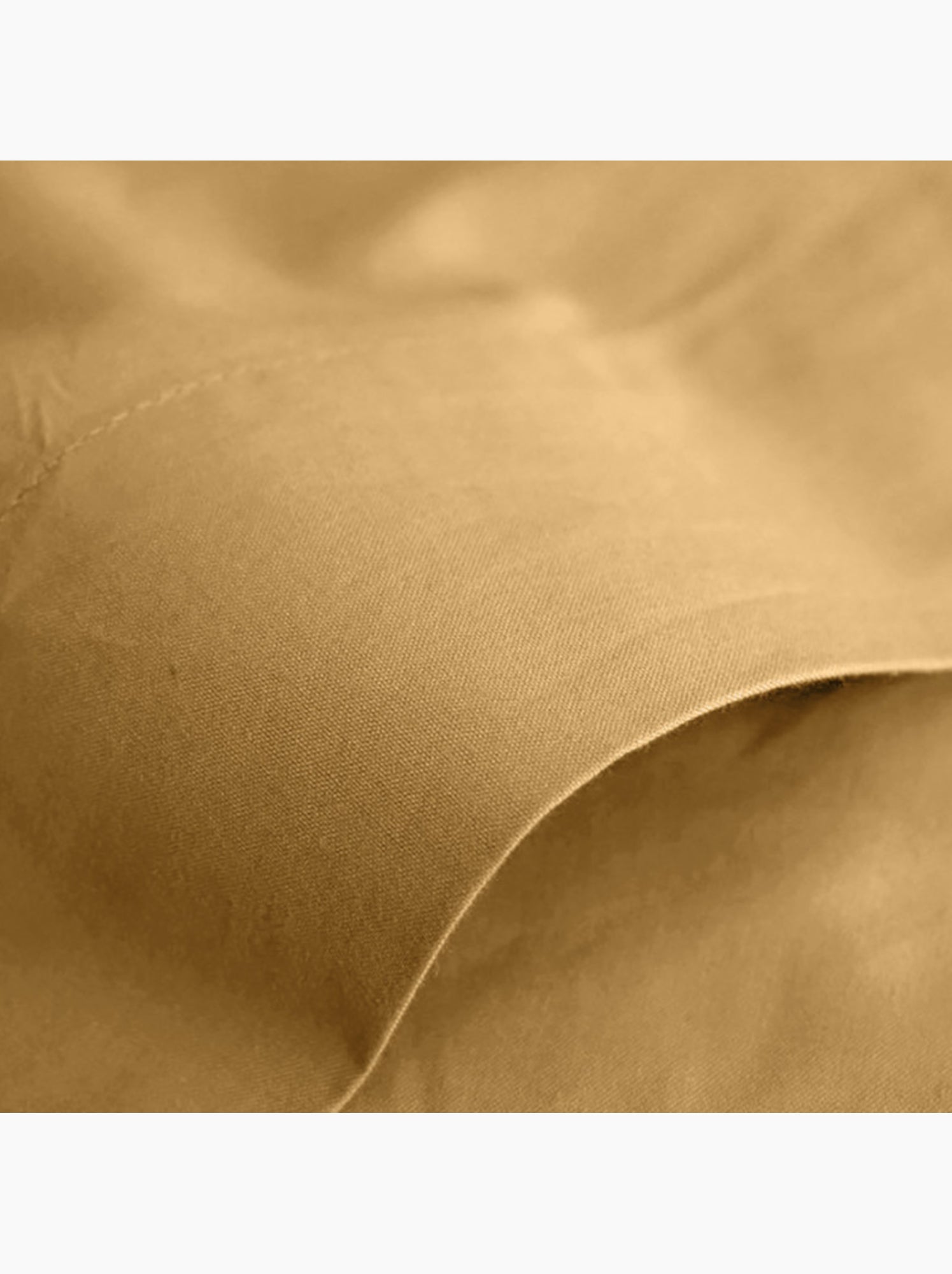 Drap plat - Coton Pur - 100 % Coton 57 Fils/cm² - Miel