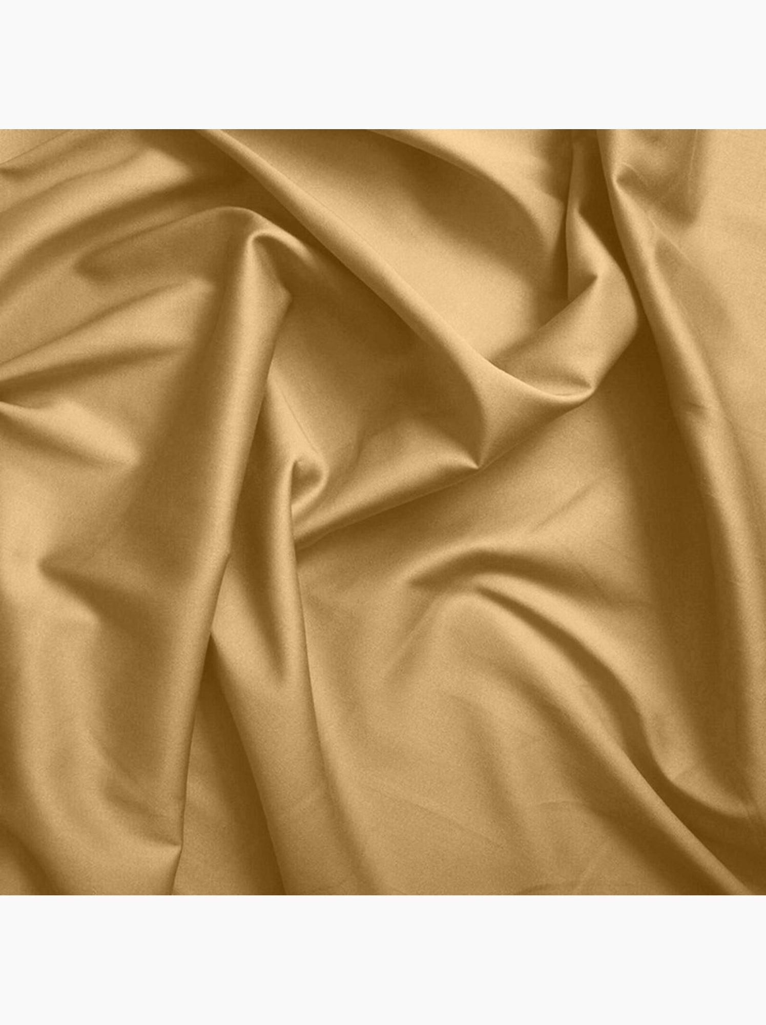 Drap housse - Coton Pur - 100 % Coton 57 Fils/cm² - Miel
