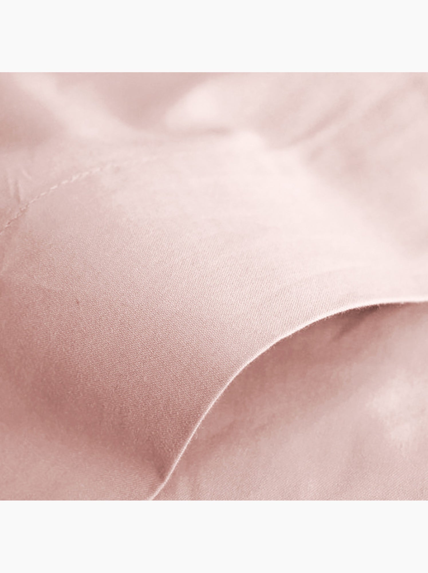 Drap plat - Coton Pur - 100 % Coton 57 Fils/cm² - Rose pâle