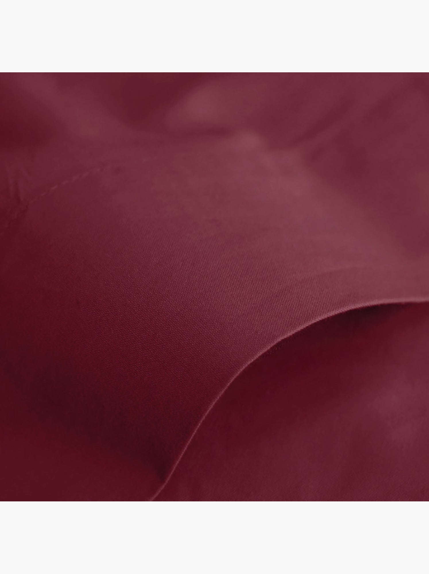 Drap plat - Coton Pur - 100 % Coton 57 Fils/cm² - Rouge grenat