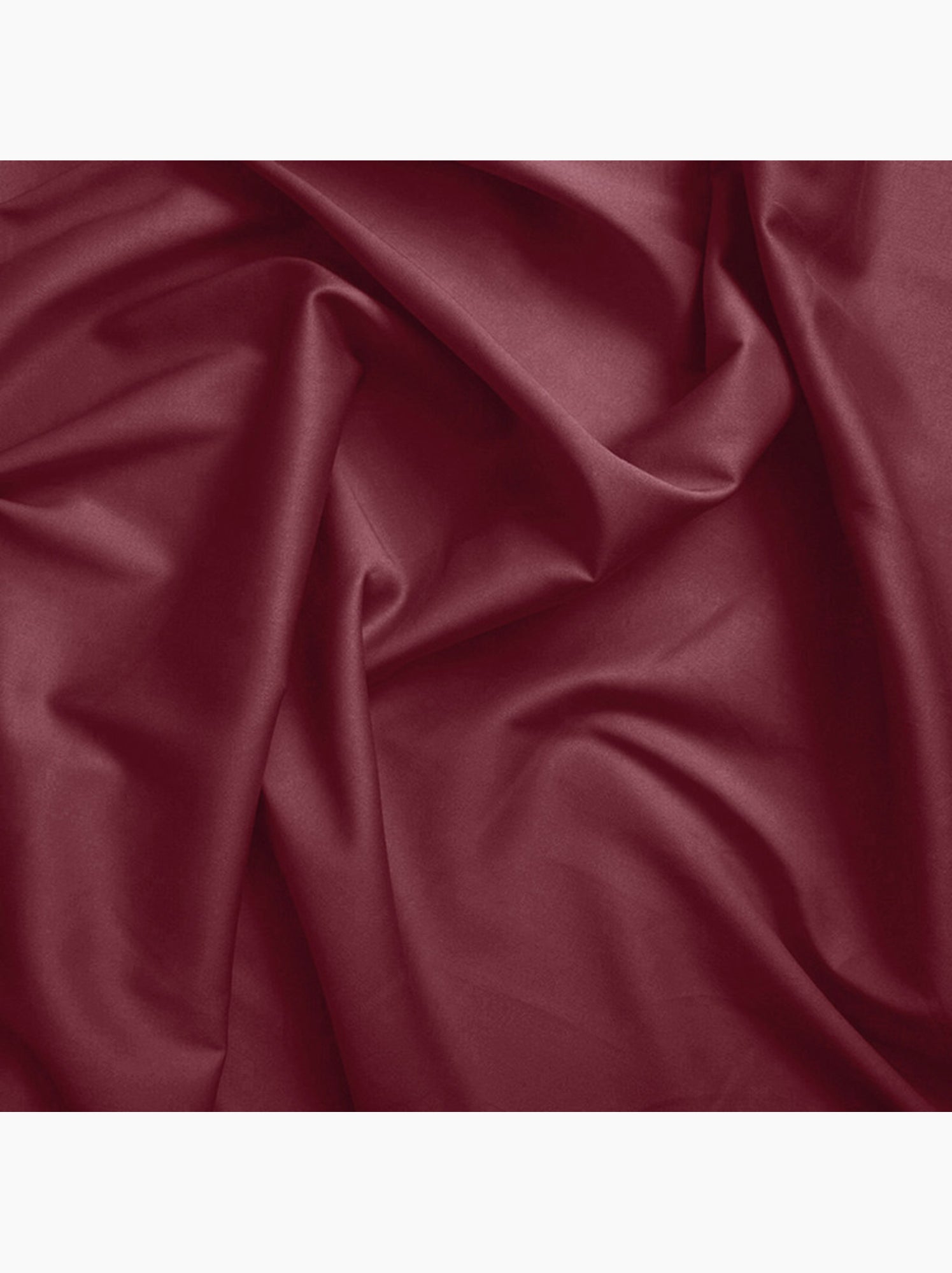Drap housse - Coton Pur - 100 % Coton 57 Fils/cm² - Rouge grenat