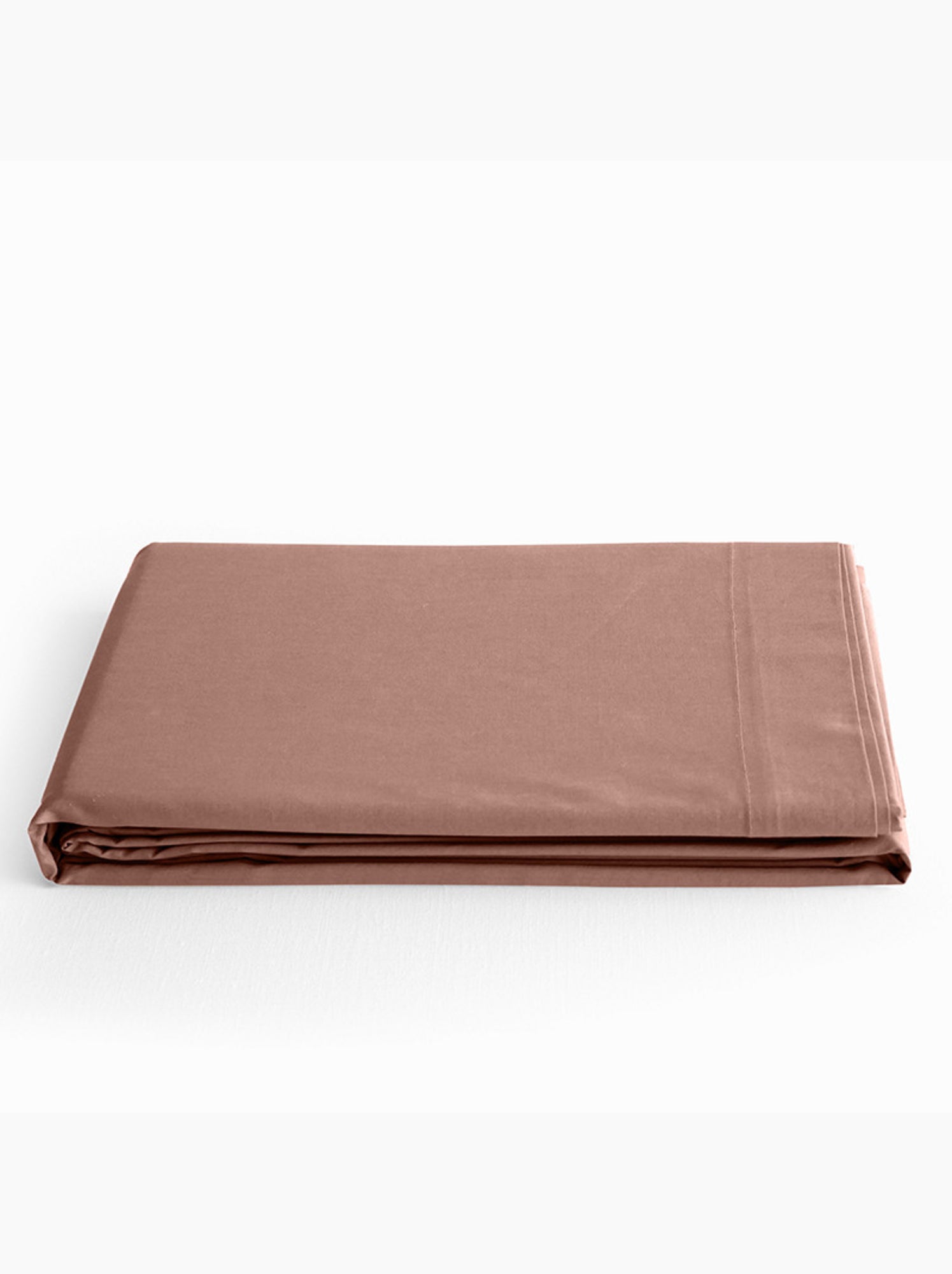 Drap plat - Coton Pur - 100 % Coton 57 Fils/cm² - Vieux rose