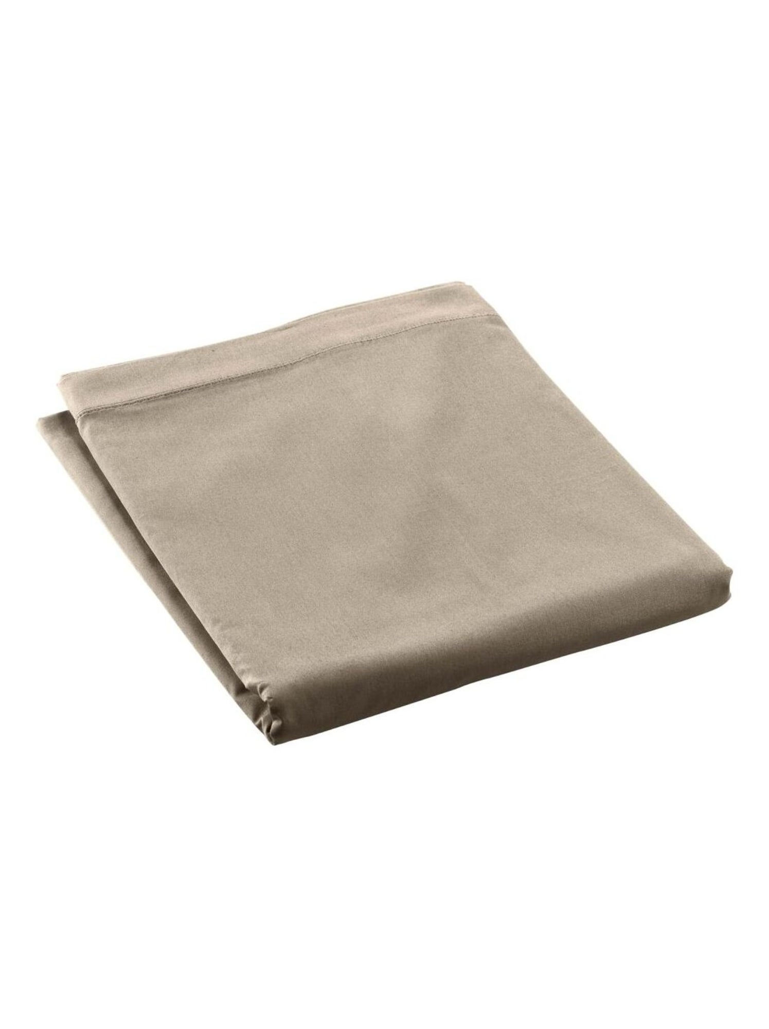 Drap plat percale de coton 78fils lia promo linge - Beige