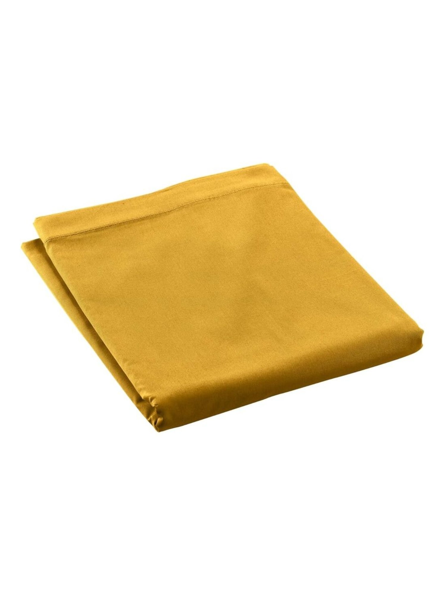 Drap plat percale de coton 78fils lia promo linge - Jaune
