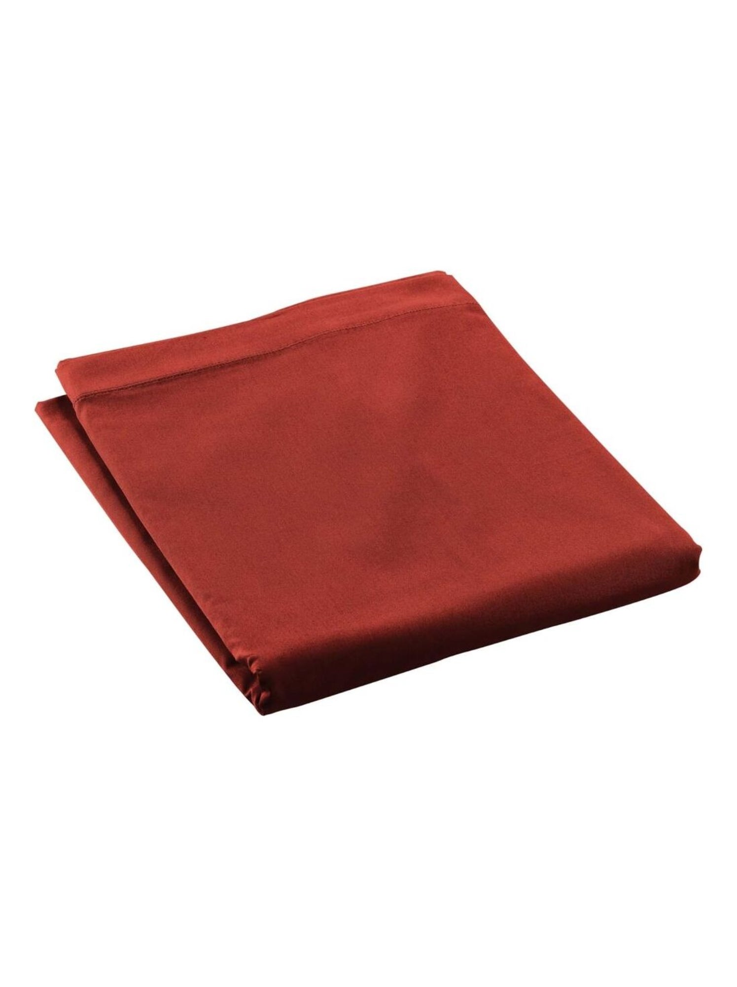 Drap plat percale de coton 78fils lia promo linge - Rouge
