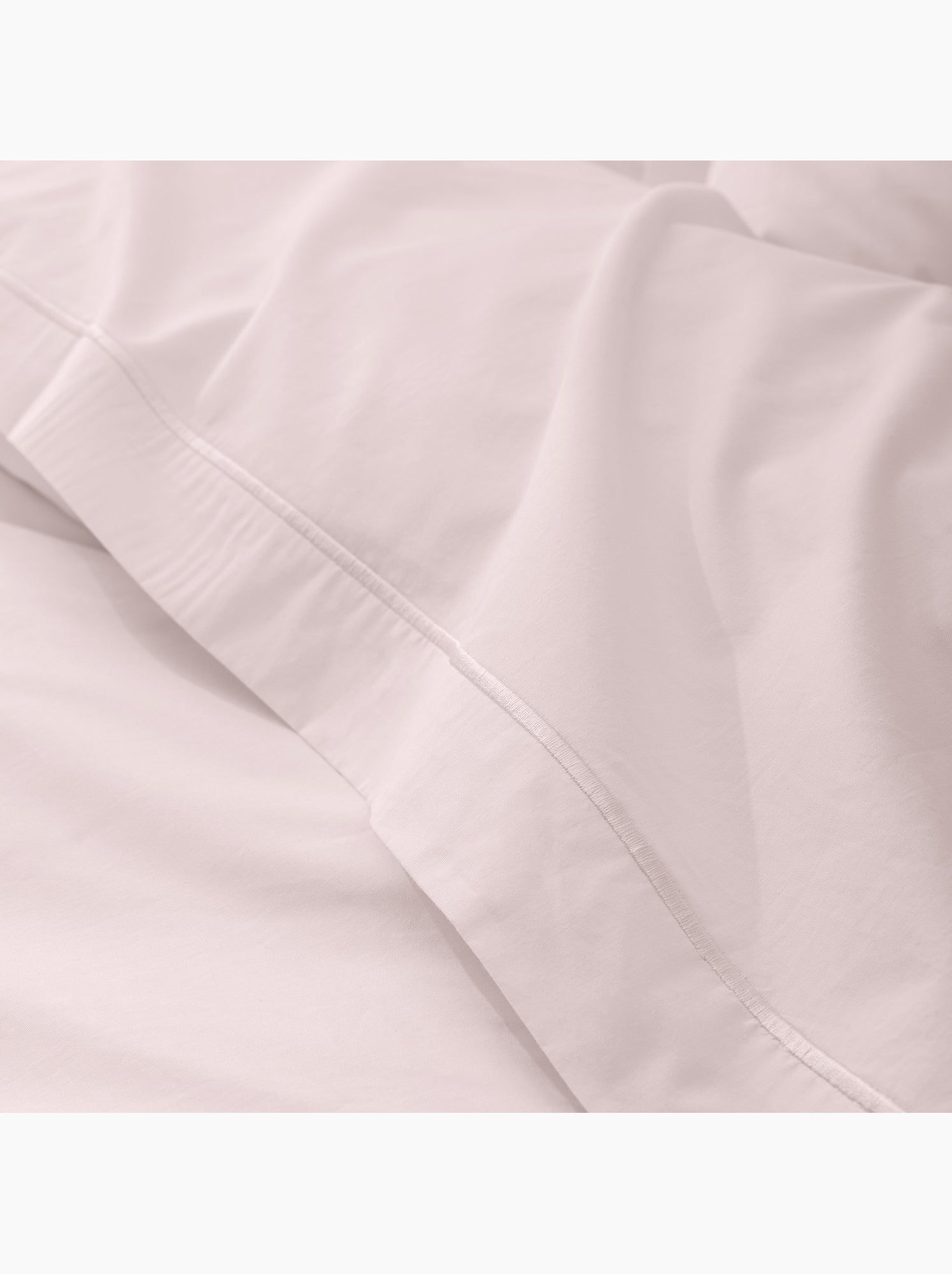 Drap plat percale – pur coton peigné longues fibres 80 fils/cm² - Rose