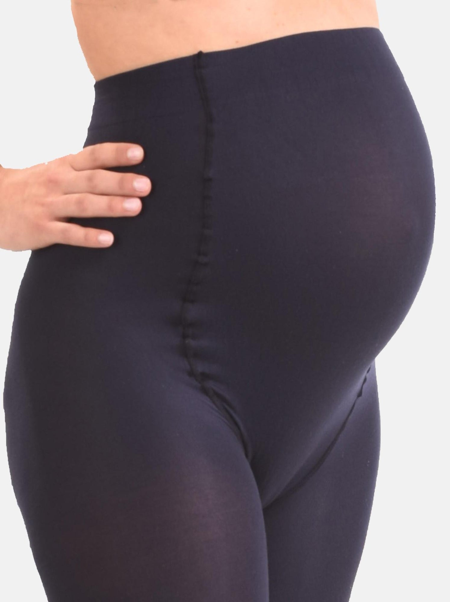 Duo Pack Collants de grossesse opaques confortables 60den - Bleu marine