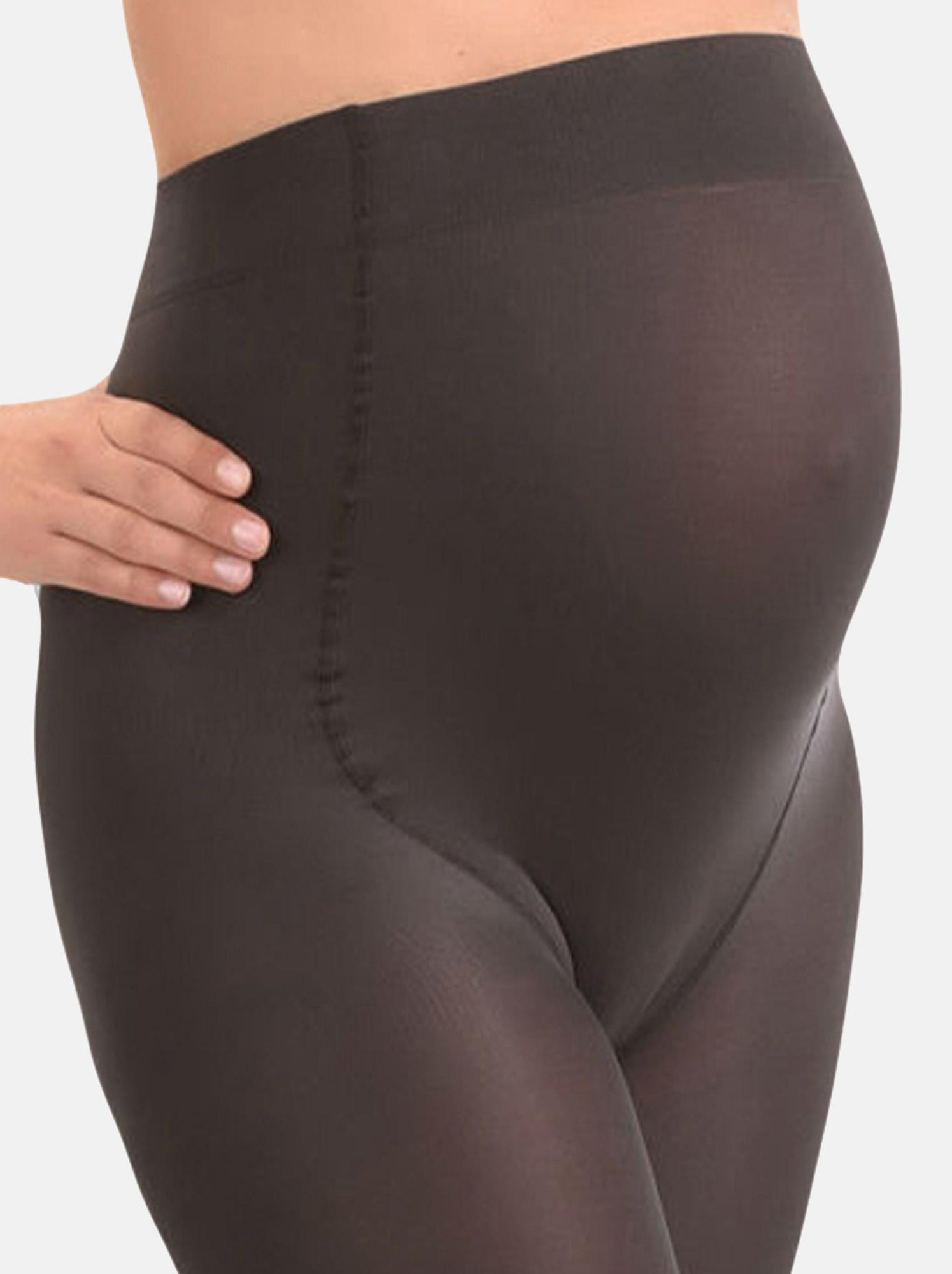 Duo Pack Collants de grossesse opaques confortables 60den - Gris