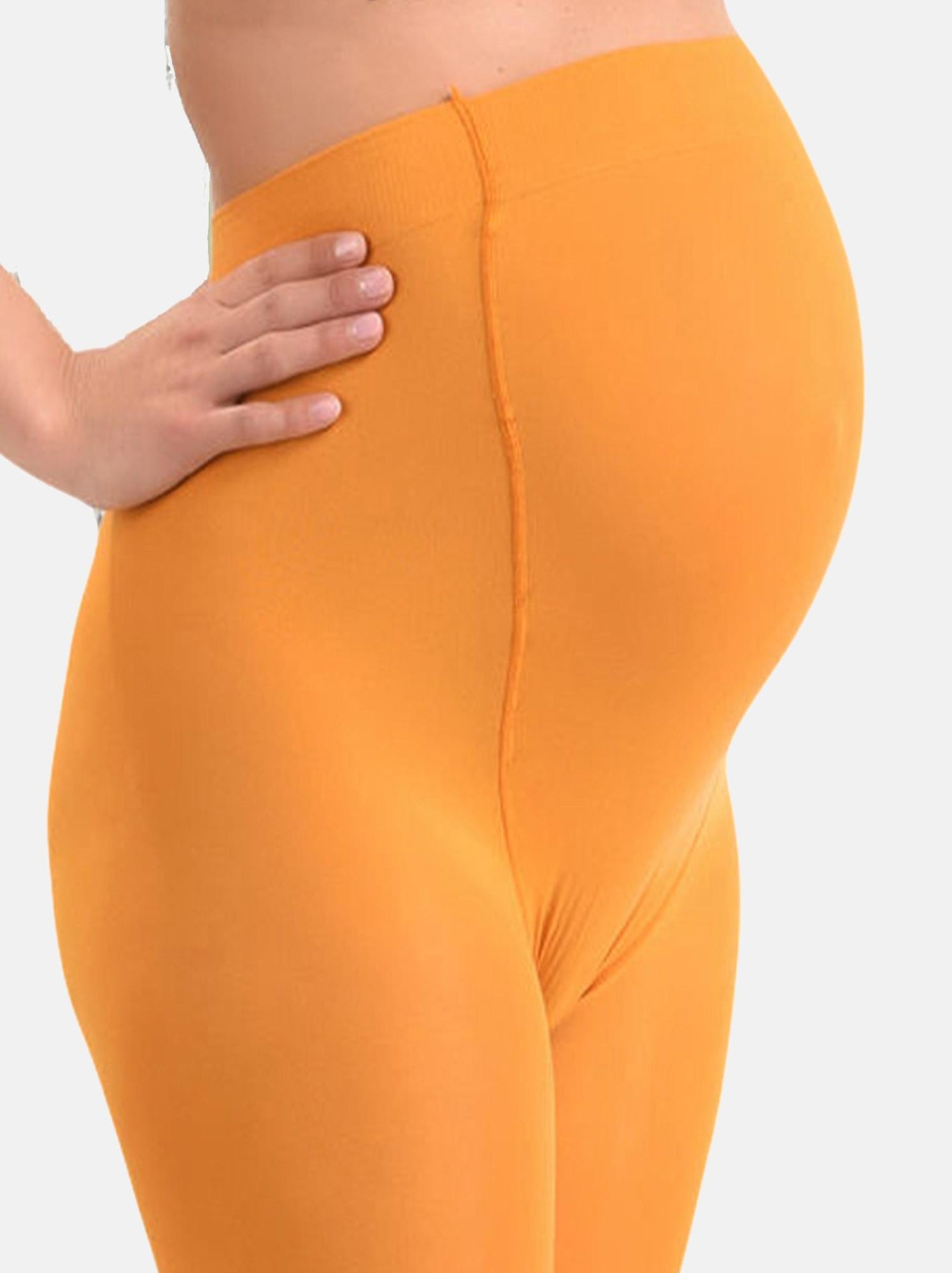 Duo Pack Collants de grossesse opaques confortables 60den - Jaune