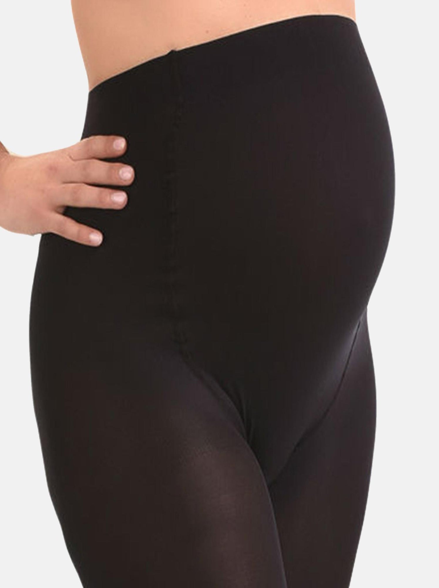Duo Pack Collants de grossesse opaques confortables 60den - Noir